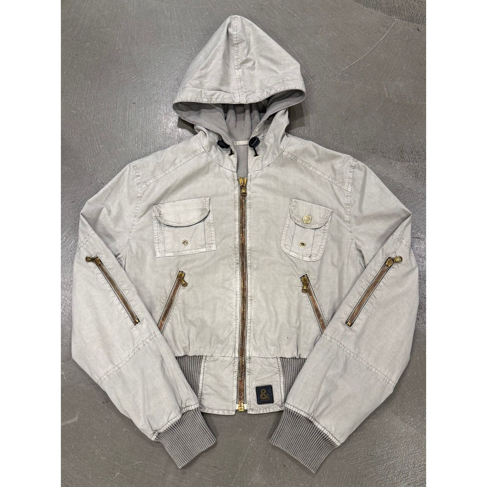 Dolce & Gabbana 2000s Dolce & Gabbana cropped zipper military jacket Size M / US 6-8 / IT 42-44 - 1 Thumbnail