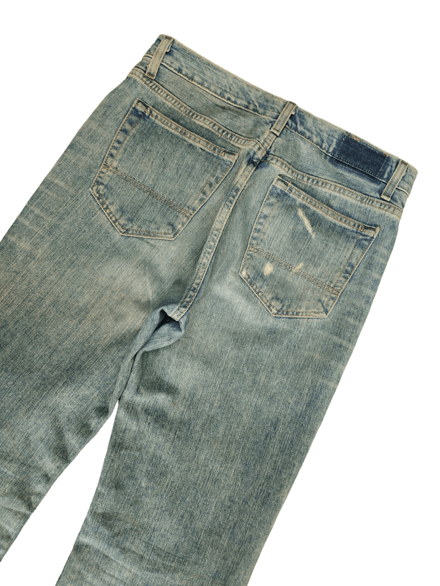 If Six Was Nine Flare Jeans Old navy Distress Faded Boot Cut Y2k Mudmax Size US 30 / EU 46 - 14 Thumbnail