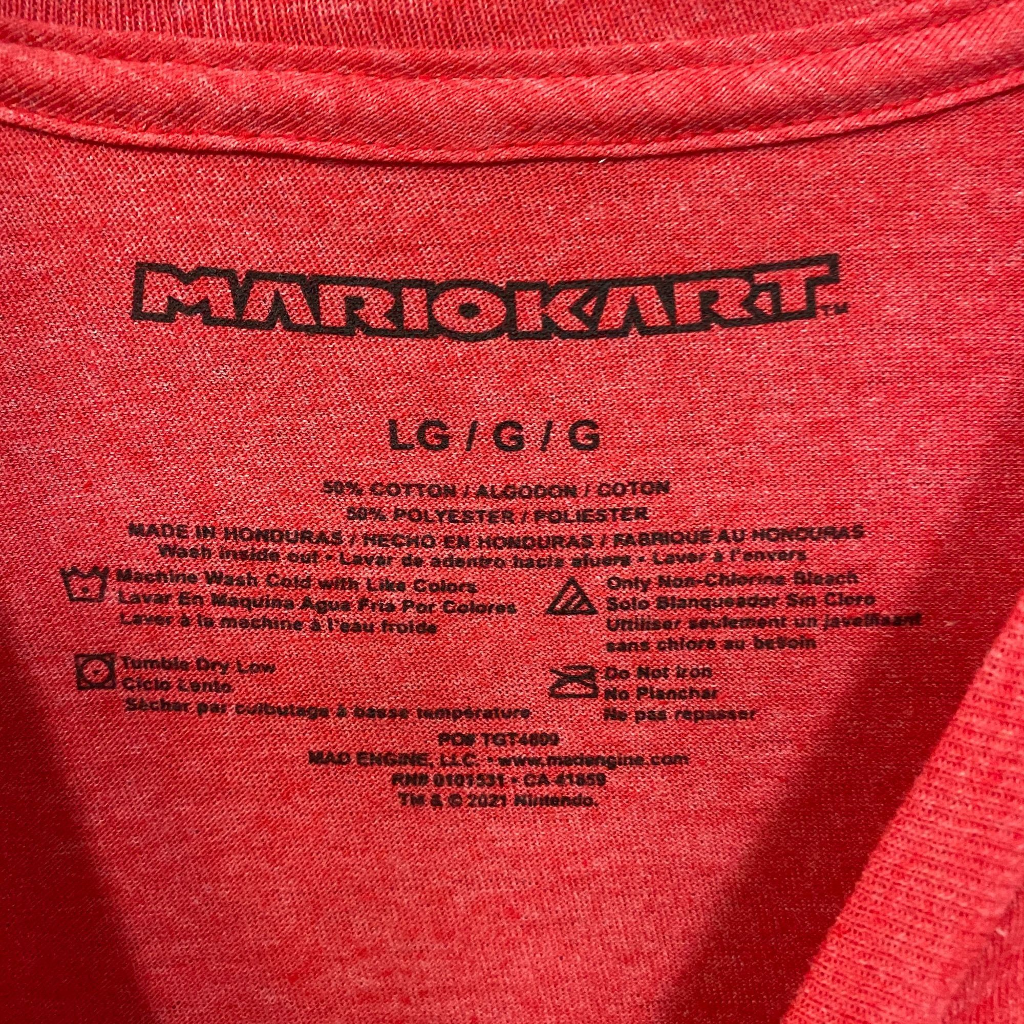 Nintendo Mario Kart Since 92 Nintendo Racing Game Promo T-Shirt L Size US L / EU 52-54 / 3 - 4 Thumbnail