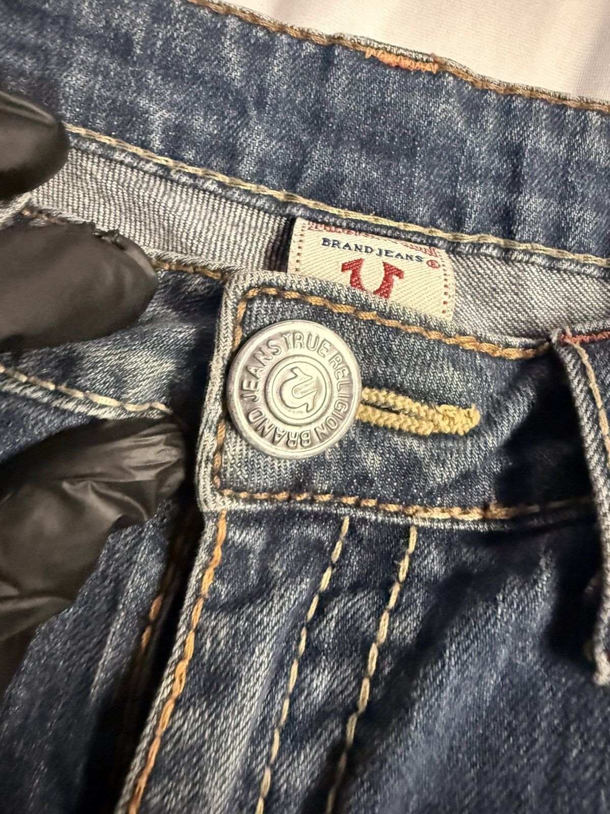 True Religion Vintage Y2K Stella Big T True Religion Aged Denim Jeans Size 30" / US 8 / IT 44 - 12 Thumbnail