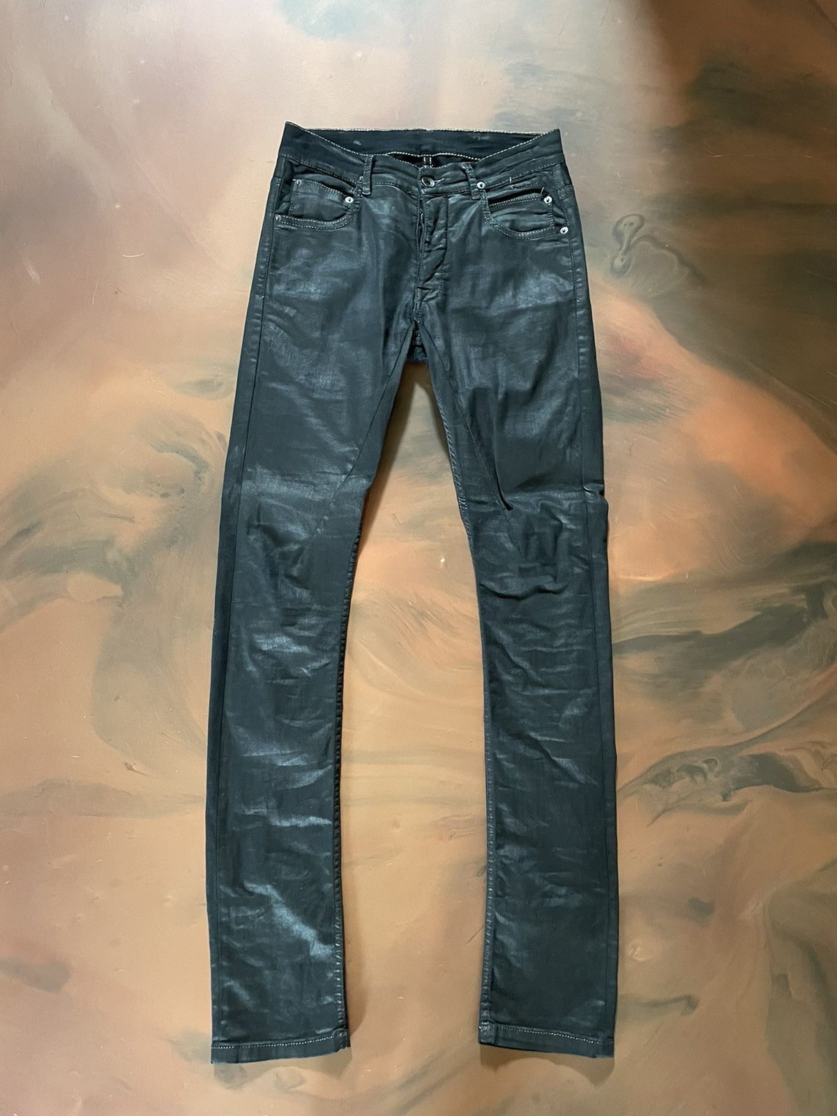Rick Owens Drkshdw Rick Owens Drkshdw Wax Denim Detroit Cut | Grailed