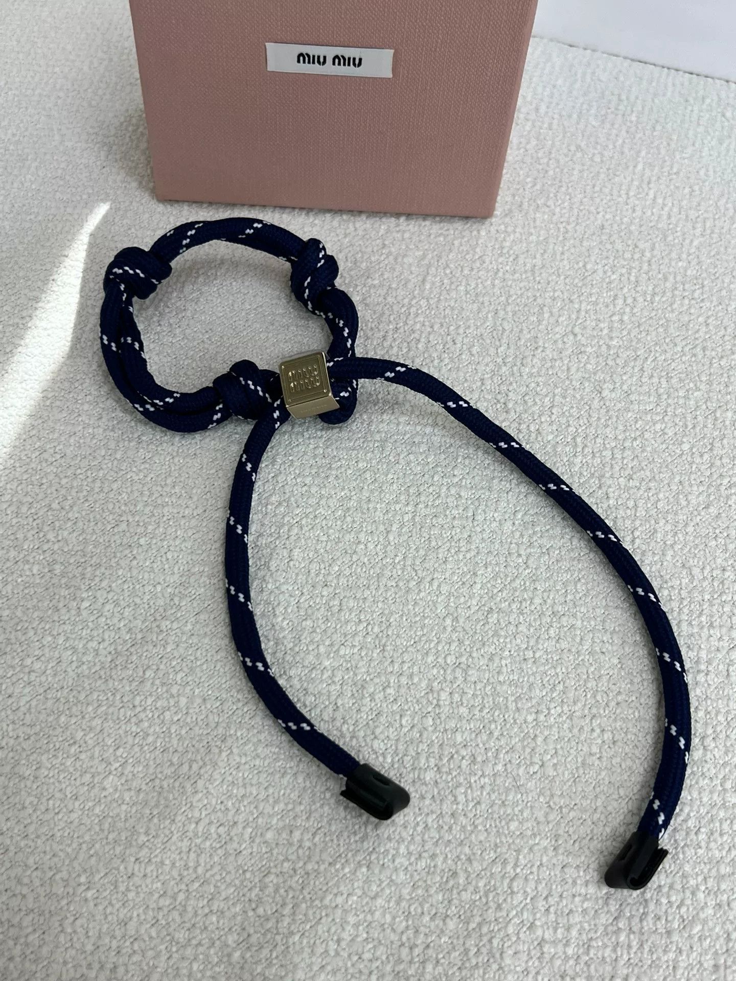 Miu Miu MiuMiu Blue Bracelet Size ONE SIZE - 1 Thumbnail