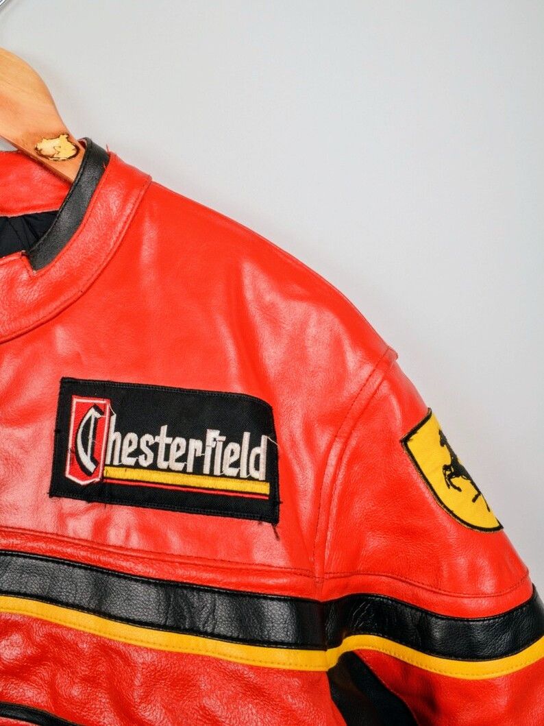 Ferrari 🔥 Vintage Ferrari 🔥 90s Racing Leather Jacket Streetwear Size US XL / EU 56 / 4 - 5 Thumbnail