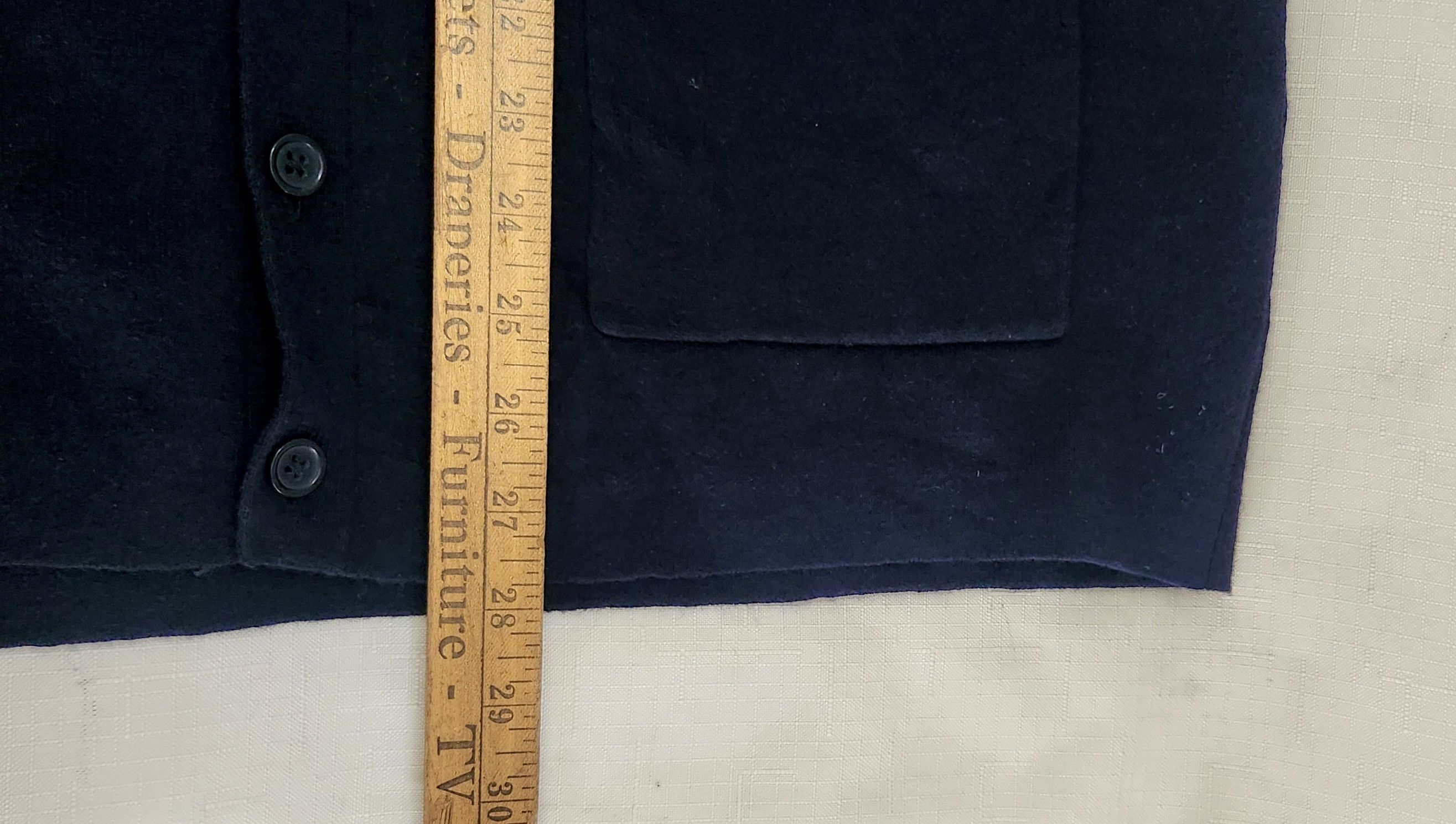 Sandro Sandro Wool & Cotton Blend Cardigan Navy Blue Embroidered Size US L / EU 52-54 / 3 - 10 Thumbnail