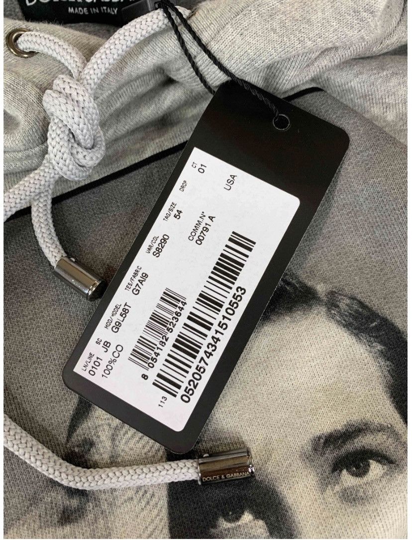 Dolce & Gabbana Dolce and Gabbana 🇮🇹 x Icons Marlon Brando Grey LE Hoodie NWT Size US L / EU 52-54 / 3 - 8 Thumbnail