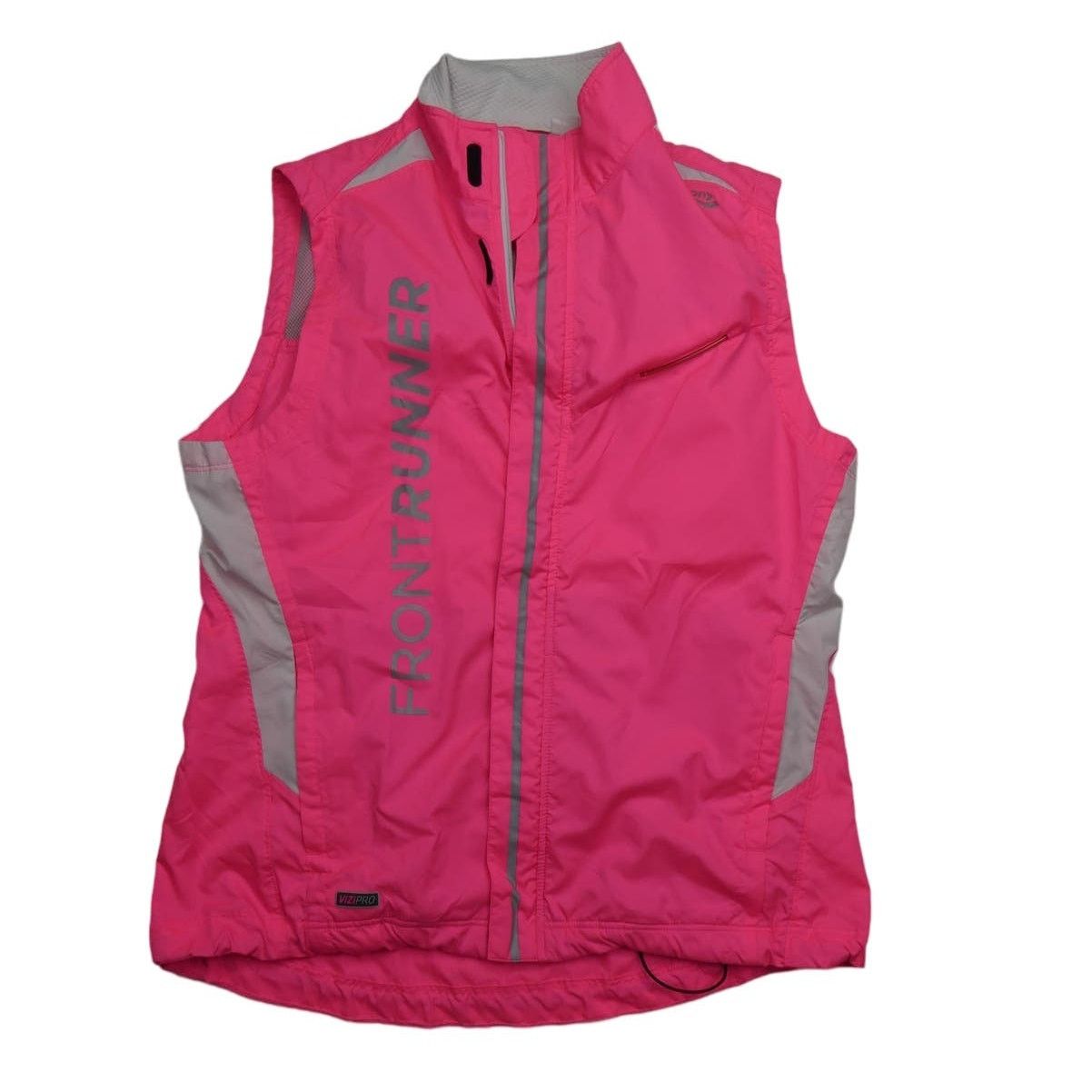 Saucony Saucony ViZiPro Reflective Pink Full Zip Running Vest Medium Size M / US 6-8 / IT 42-44 - 1 Thumbnail