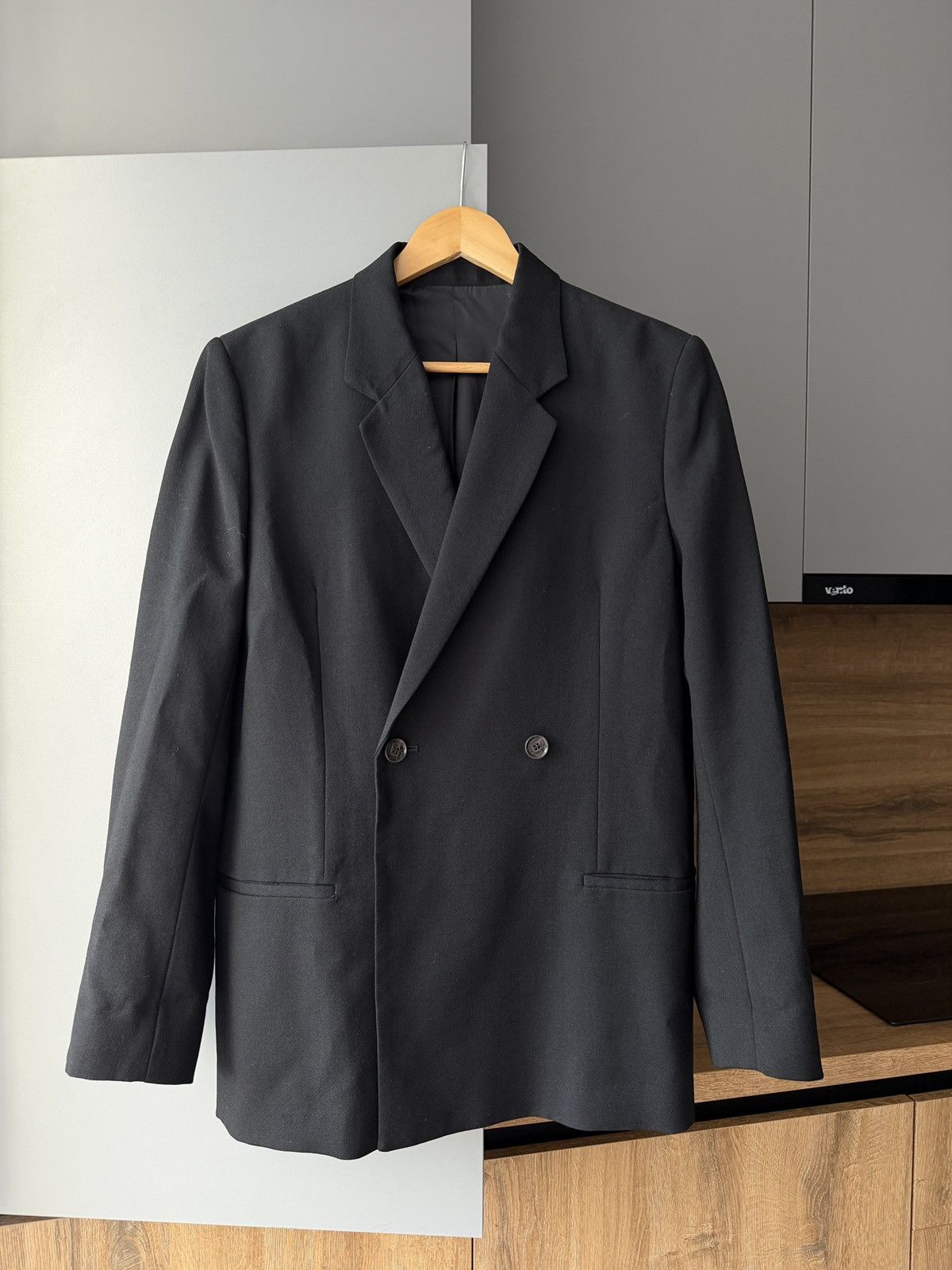 Toteme Toteme Wool Boxy Double-Breasted Blazer Size S / US 4 / IT 40 - 1 Thumbnail