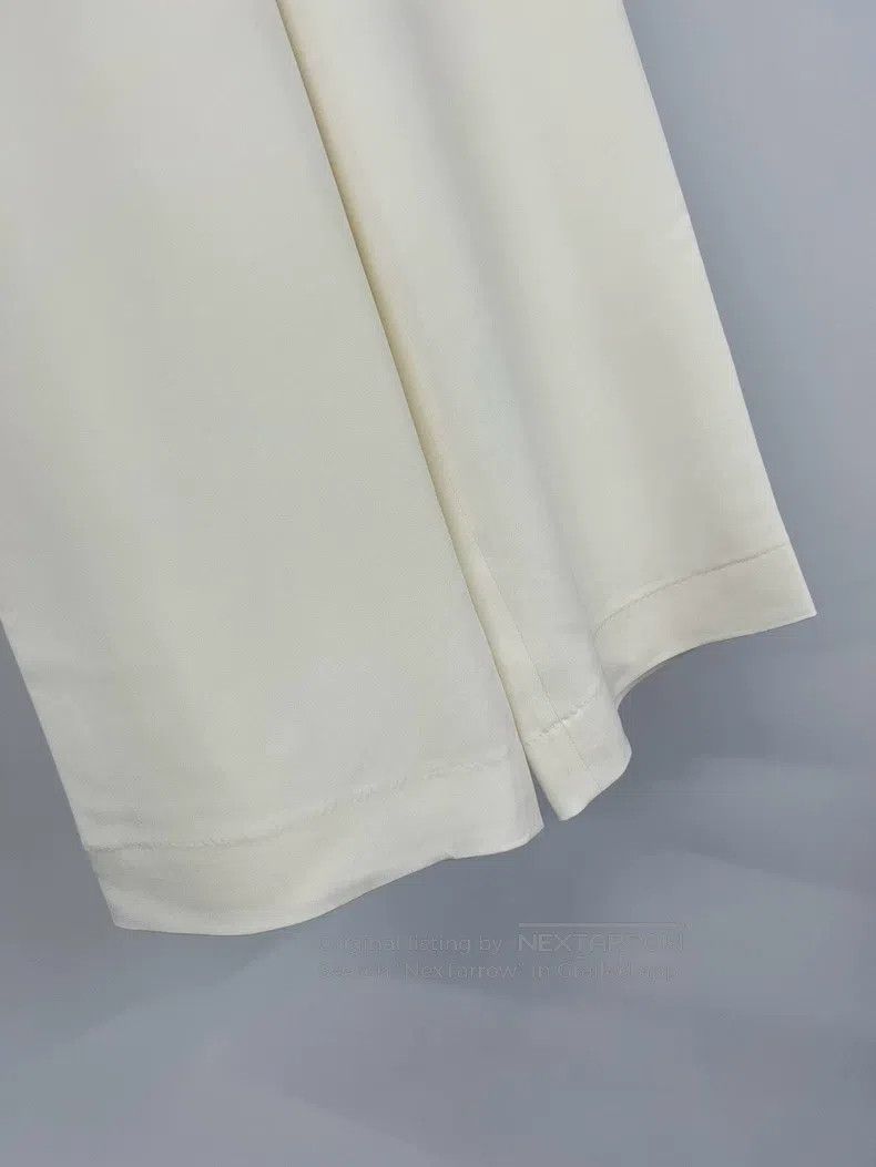 The Row The Row size 0 White Wide Leg Pants Size 24" / US 00 / IT 34 - 3 Thumbnail