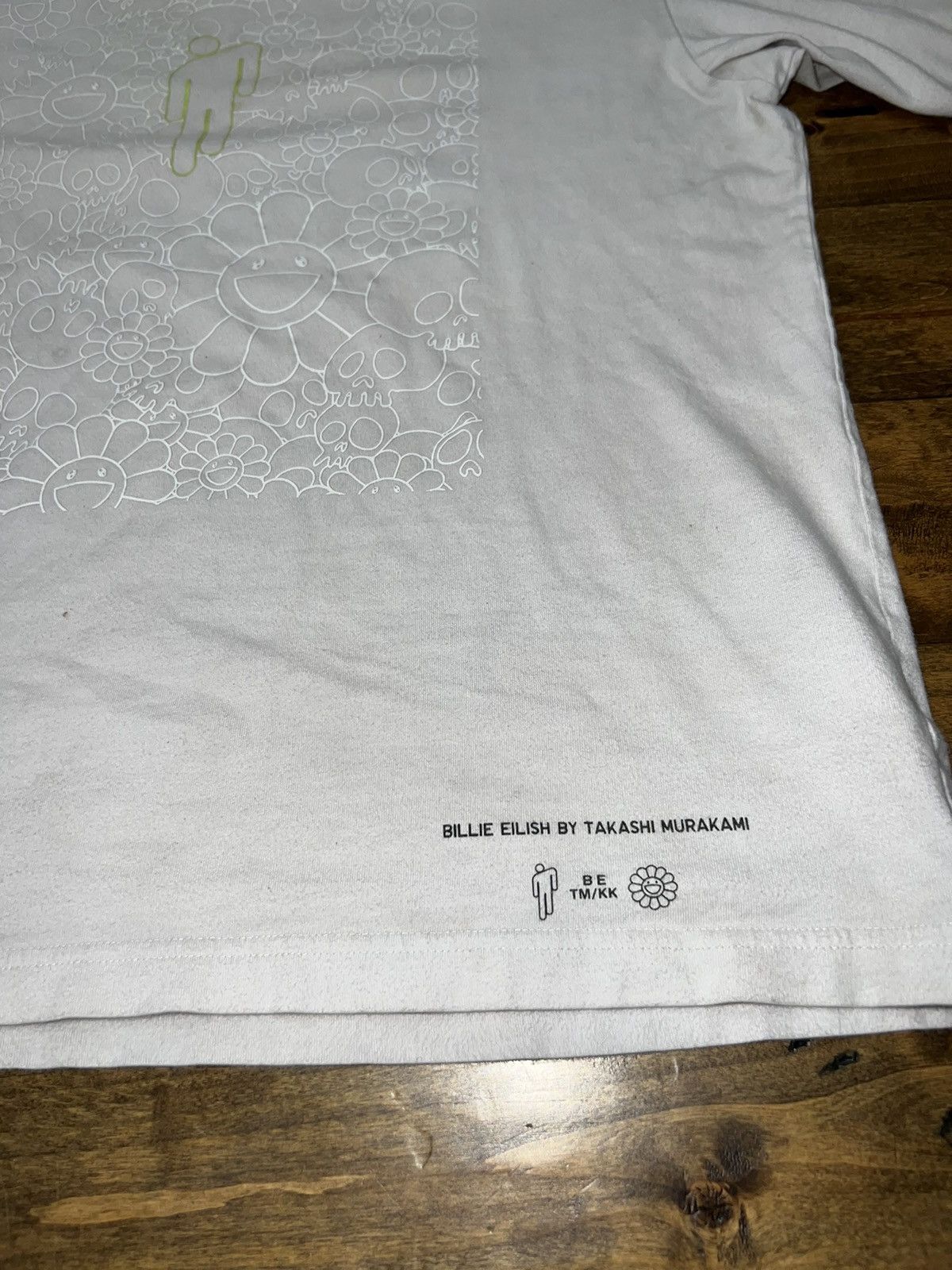 Billie Eilish × Takashi Murakami × Uniqlo Billie Eilish Takashi Murukami Flower Skulls T-Shirt Size US M / EU 48-50 / 2 - 5 Thumbnail