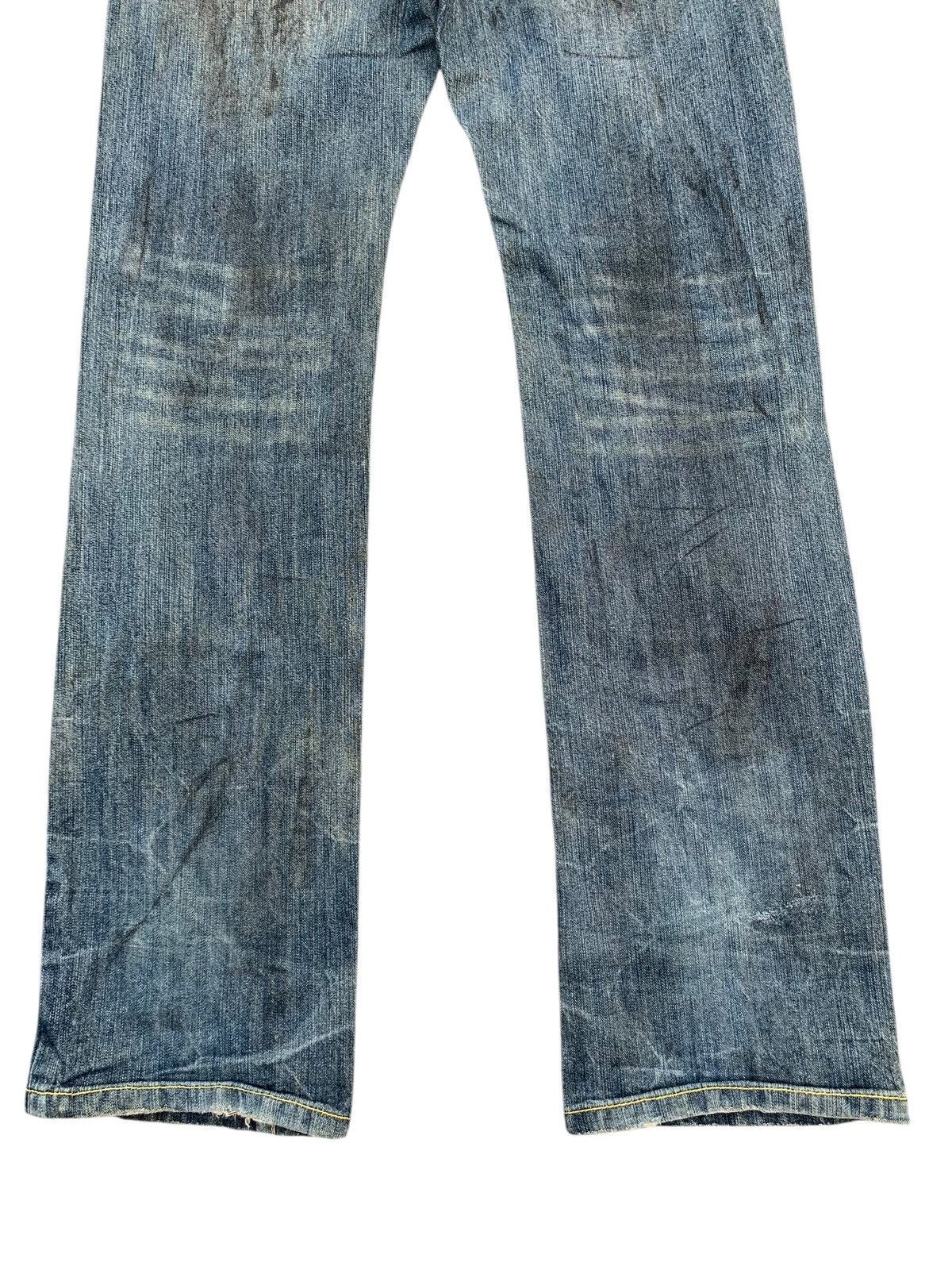 Kapital IN THE ATTIC RUSTY ROCK PUNK DISTRESSED DENIM Size US 32 / EU 48 - 8 Thumbnail