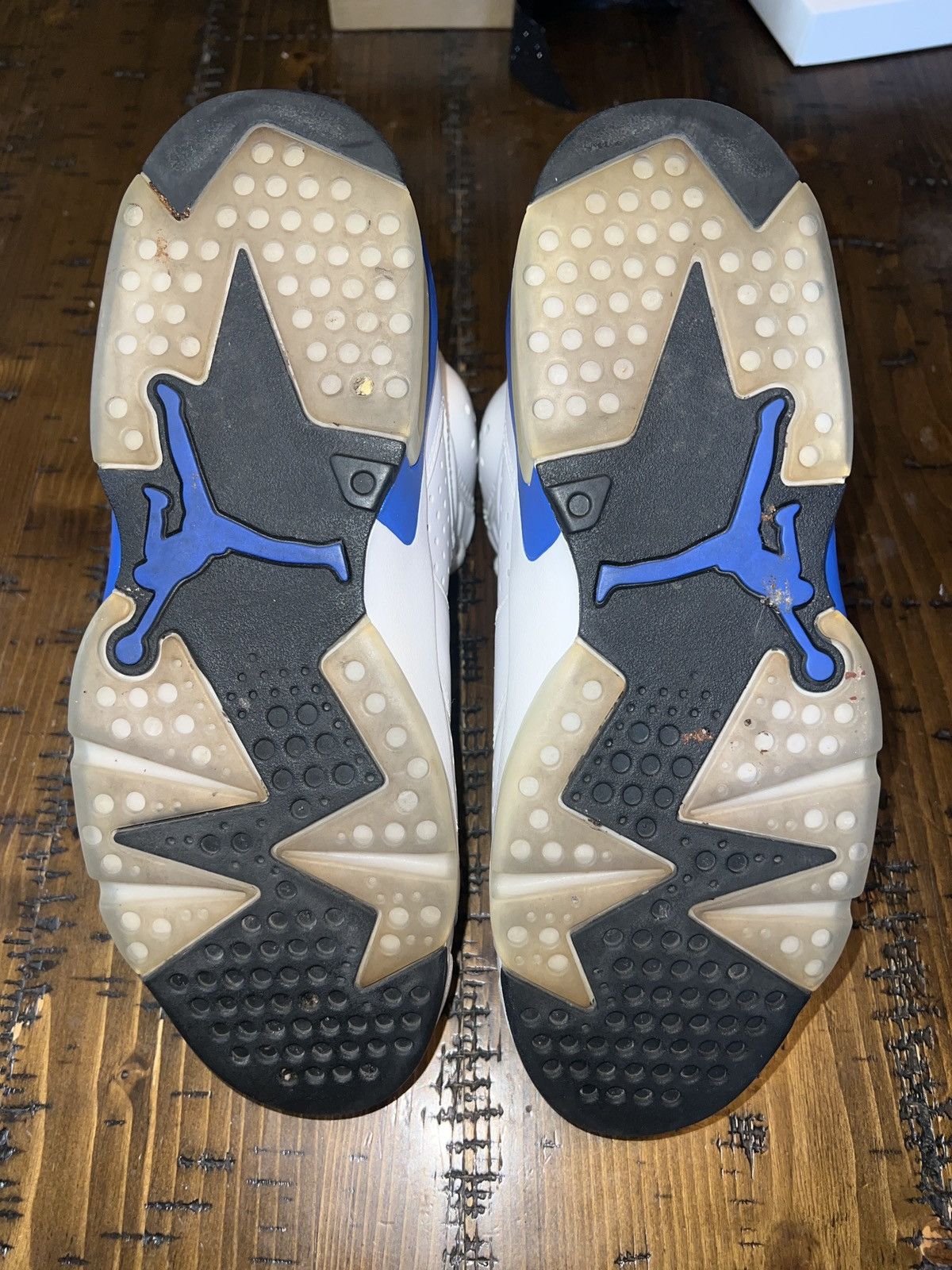 Jordan Brand × Nike SPORT BLUE AIR JORDAN 6 RETRO Size US 9.5 / EU 42-43 - 5 Thumbnail