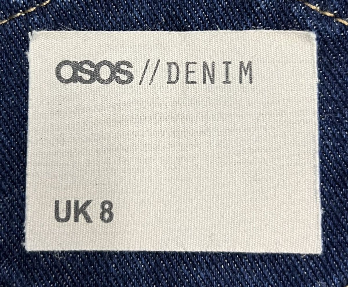 Asos × Vintage ASOS Denim Overalls - Dark Wash - UK 8 / US 4 / EU 36 Size US 30 / EU 46 - 15 Thumbnail