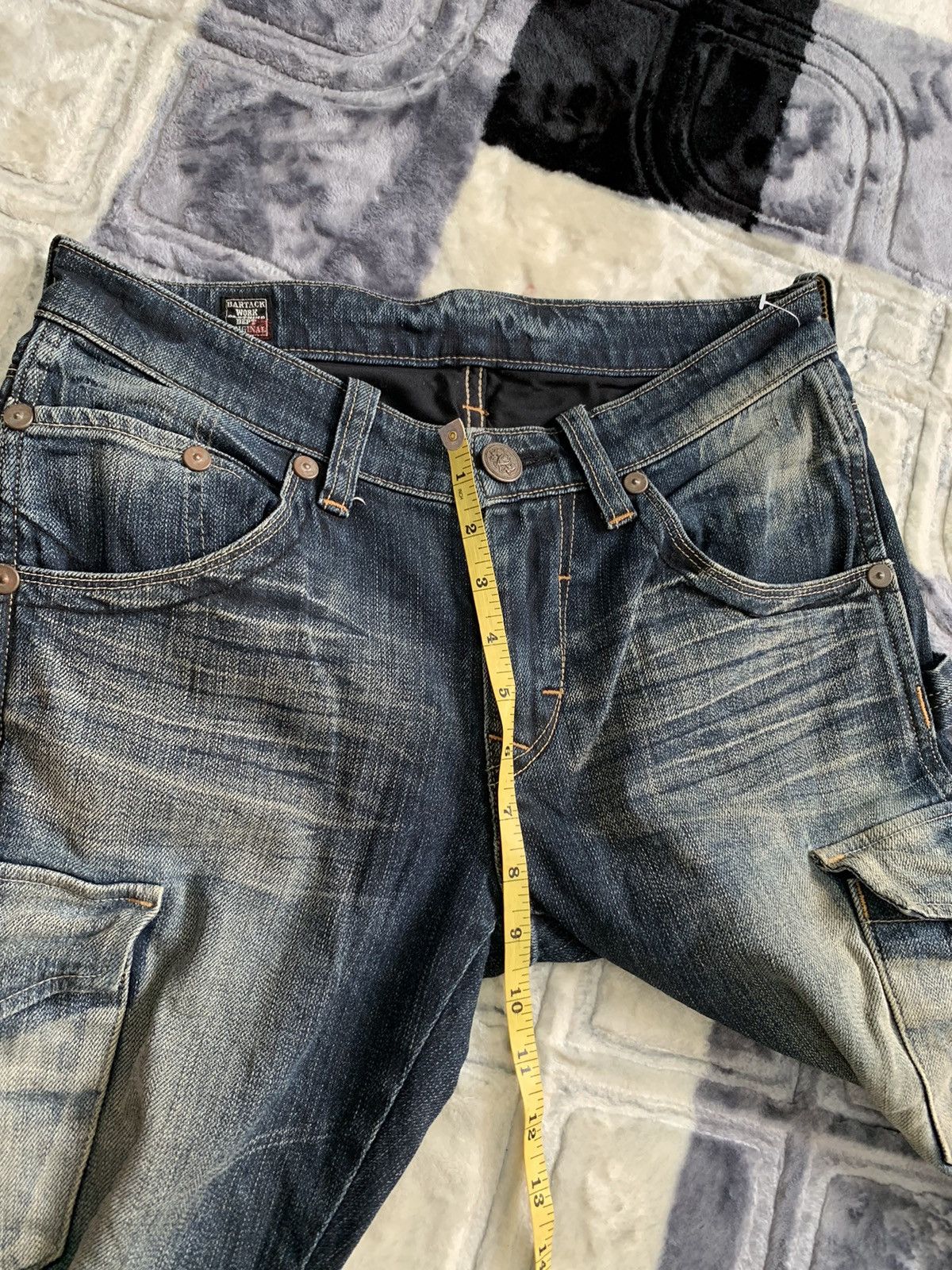 Hysteric Glamour × Japanese Brand Size 31: Vintage Bartack clothing Jeans Cargo rare Size US 31 - 10 Thumbnail