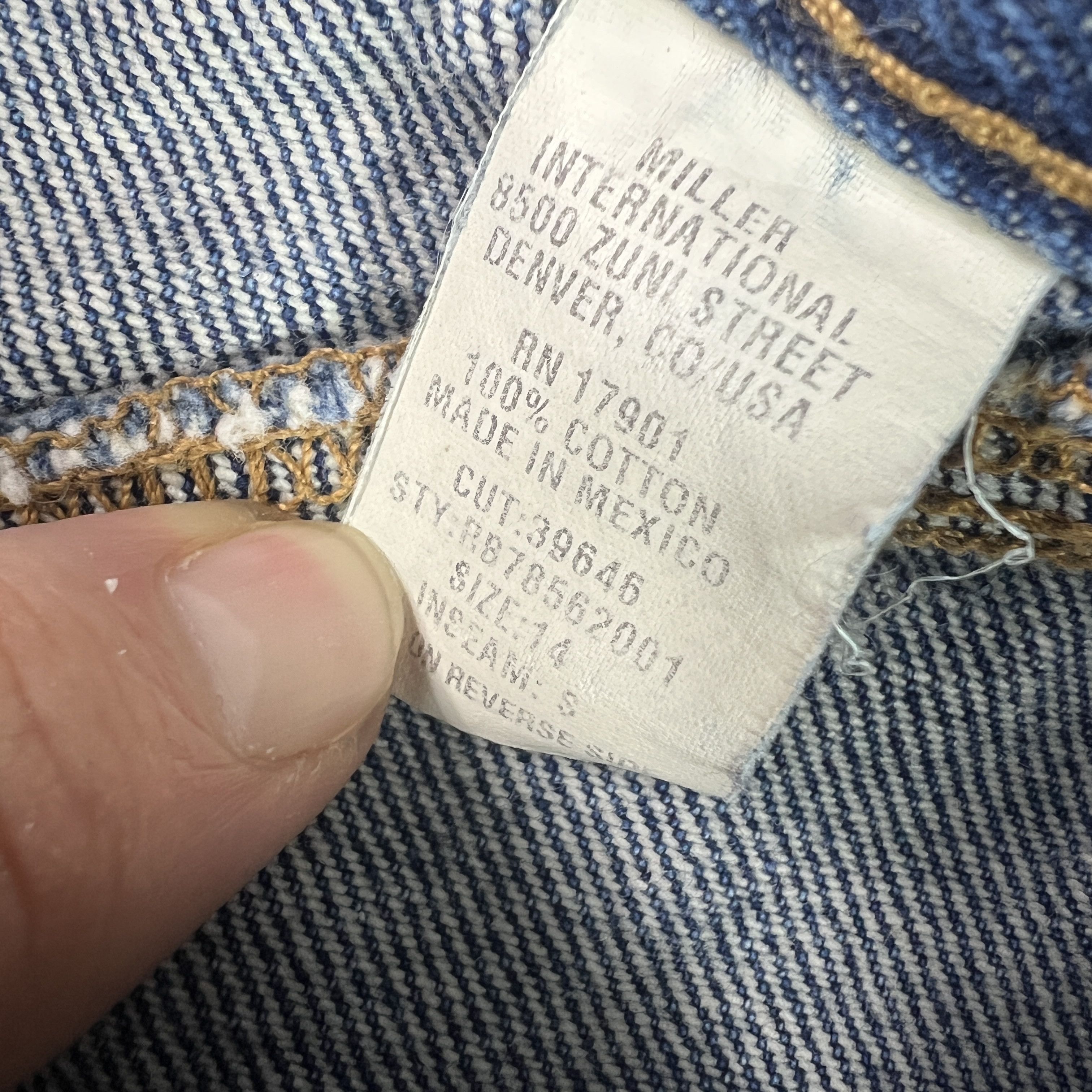 Other VTG Rocky Mountain Jeans Bareback High Rise Blue Denim Size 28" / US 6 / IT 42 - 7 Thumbnail