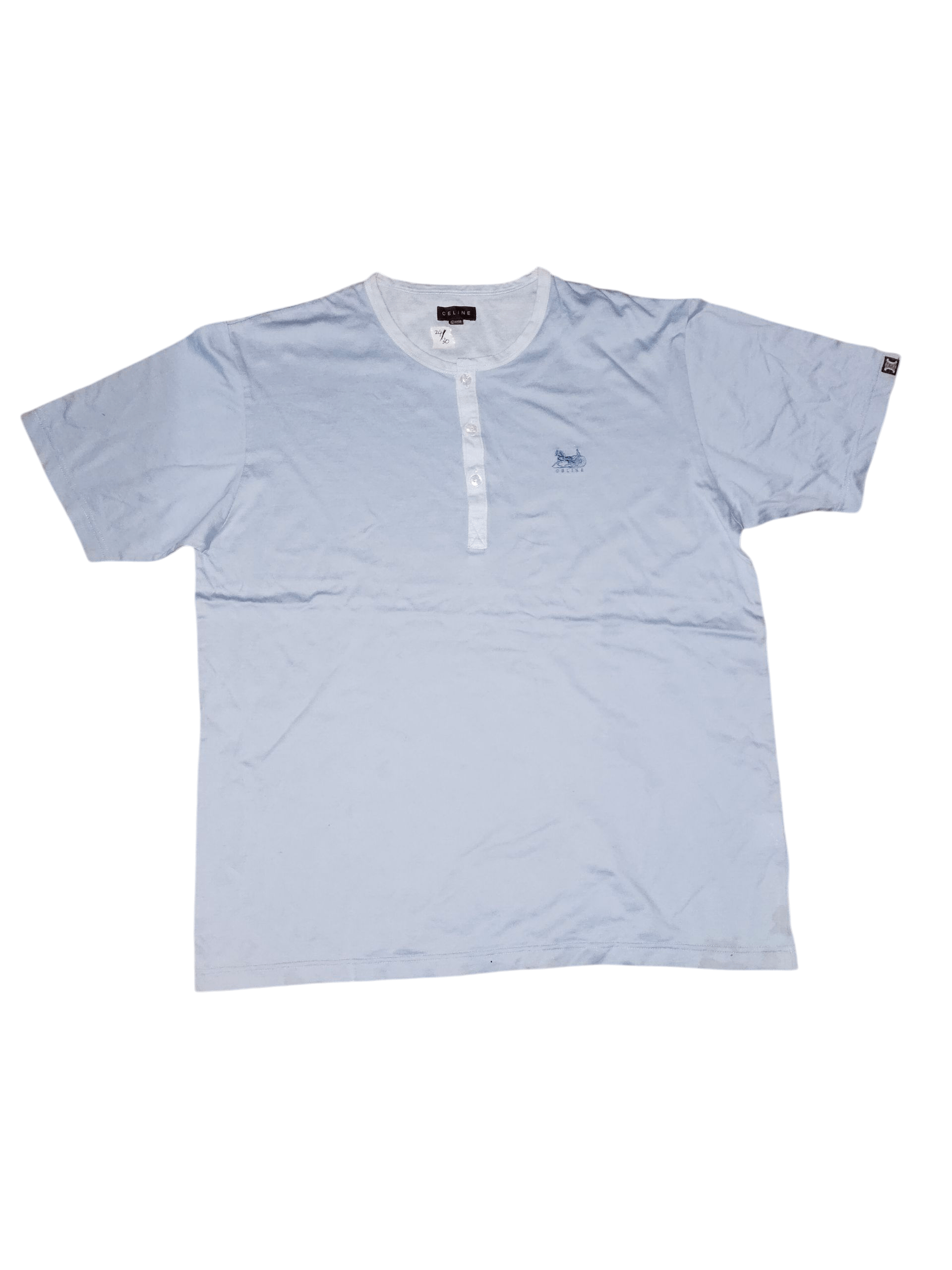 Celine CELINE Plain Tshirt Size US L / EU 52-54 / 3 - 1 Thumbnail