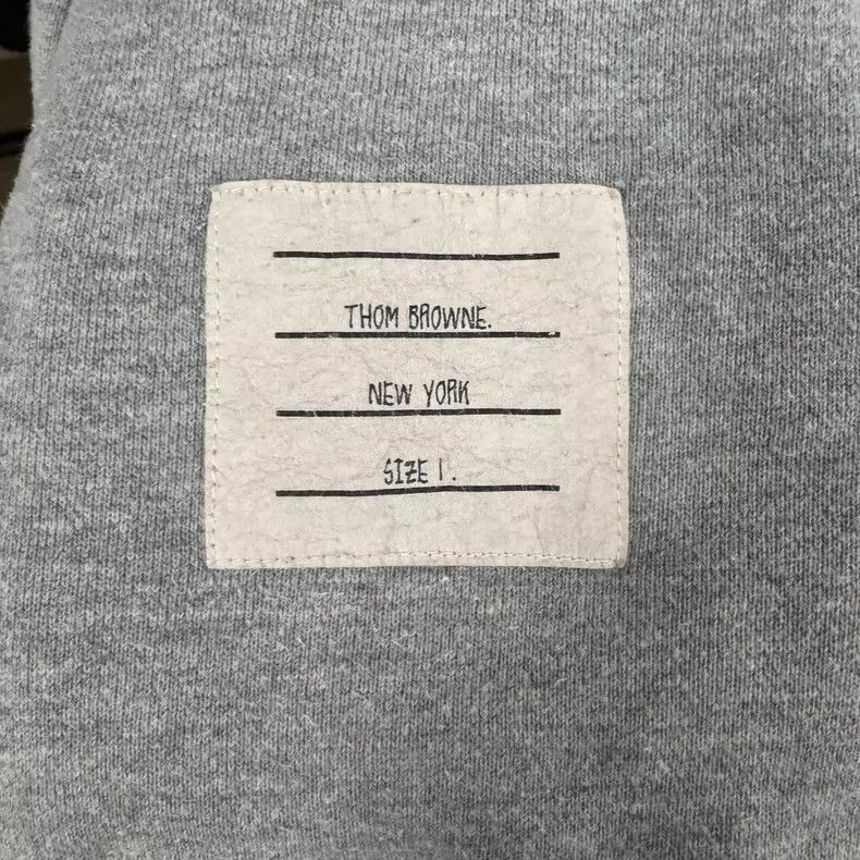 Thom Browne Thom Browne size1 Gray four stripe jeans Size US 27 - 5 Thumbnail