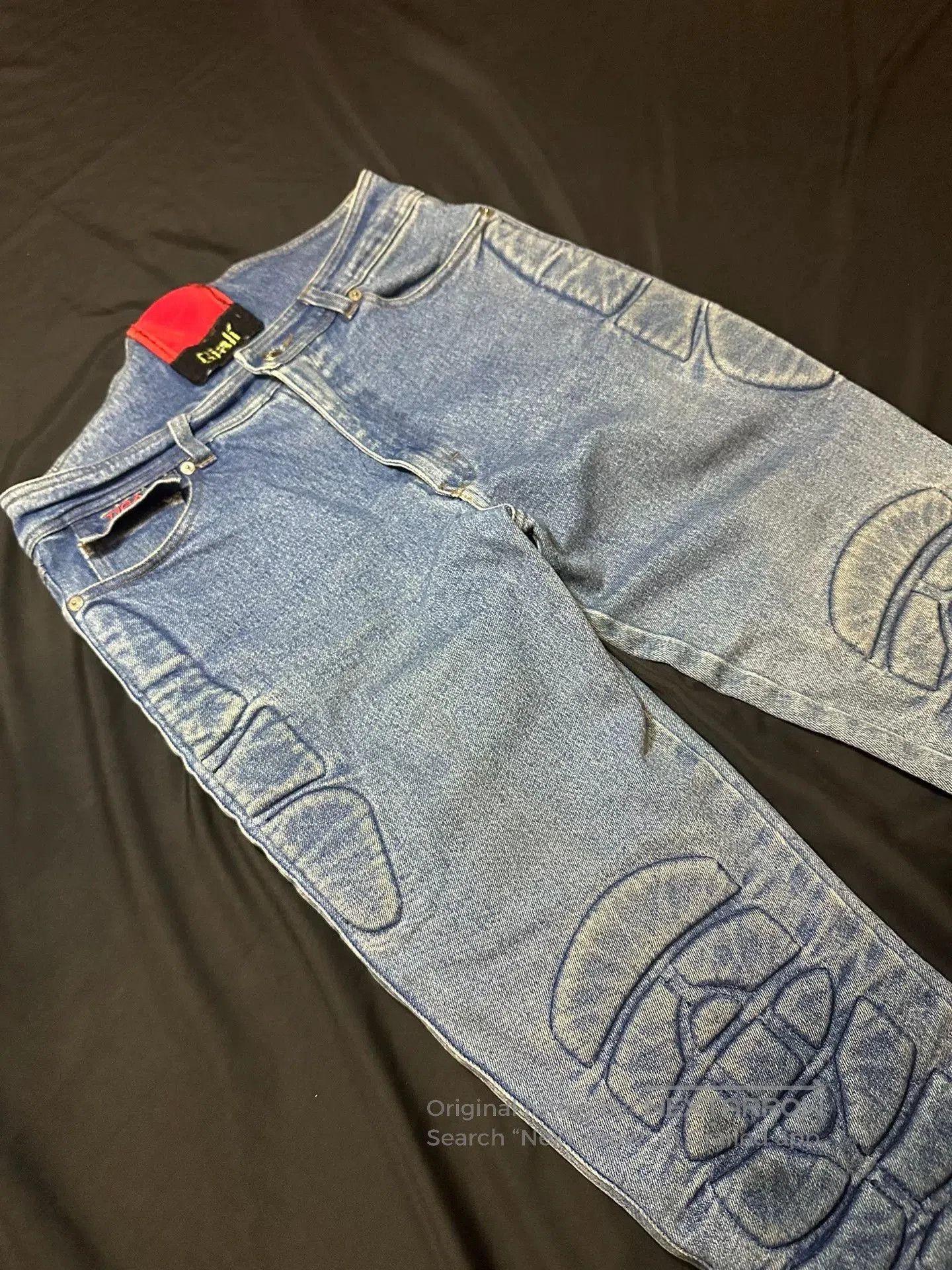 Vintage Vintage Giali Motorcycle Jeans. Size US 32 / EU 48 - 2 Thumbnail