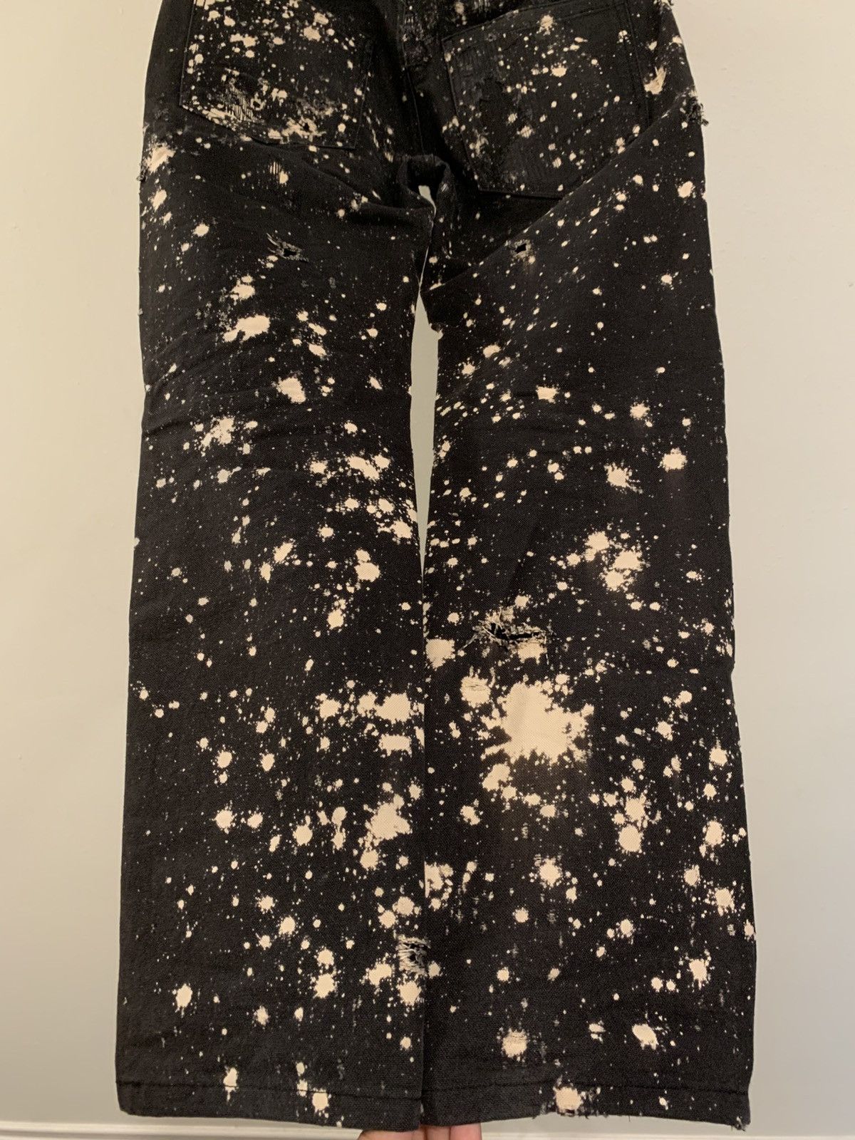 Raf Simons Sterling Ruby SR Studio x RAF SIMONS AW14 Splatter Jeans Size US 28 / EU 44 - 6 Thumbnail