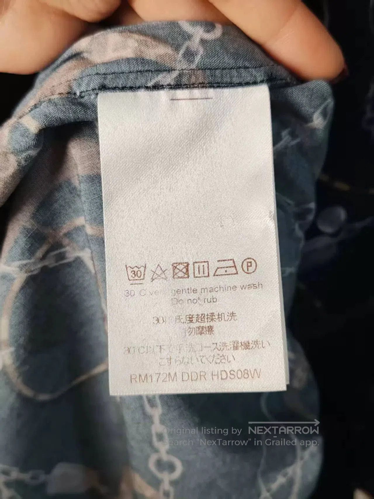 Louis Vuitton Authentic LV Chain Shirt in Blue. Size US M / EU 48-50 / 2 - 4 Thumbnail