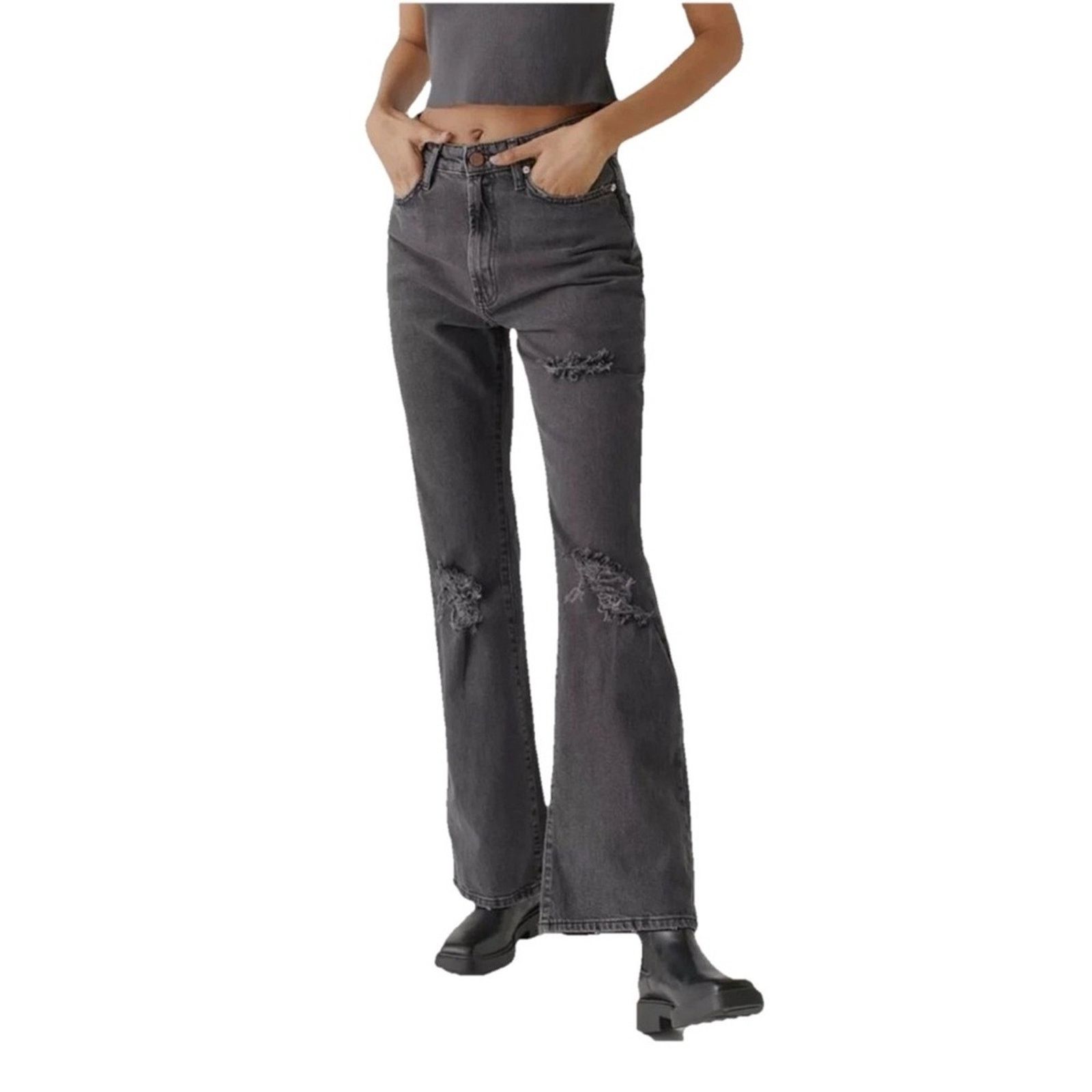 Bdg Urban Outfitters BDG Stretch High Rise Flare Jeans Size 28 Size 28" / US 6 / IT 42 - 1 Thumbnail