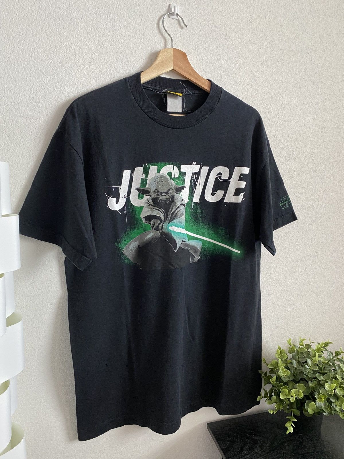Star Wars Vintage 00s Star Wars Yoda Tee Size US L / EU 52-54 / 3 - 2 Thumbnail