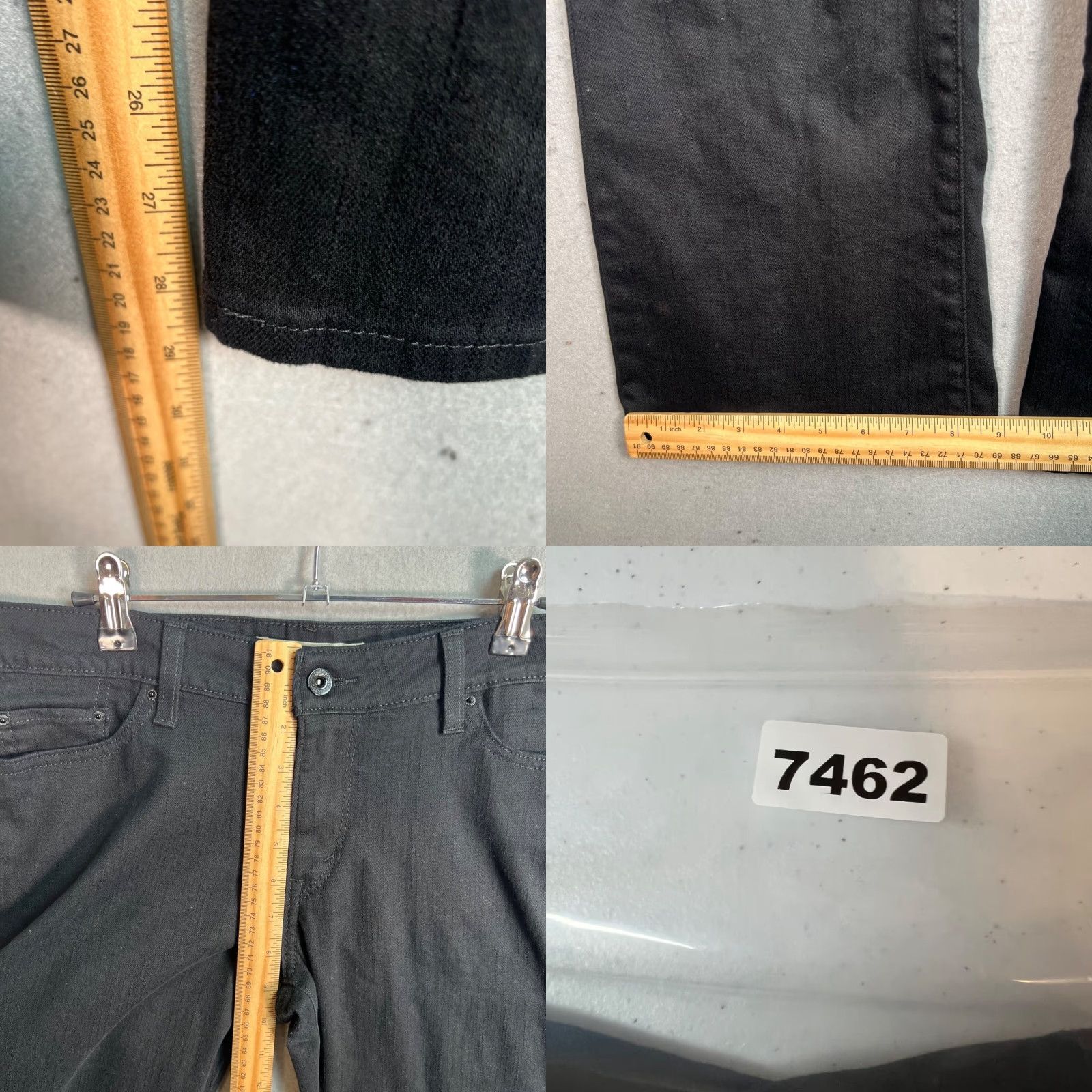 Levi's VINTAGE Levi's Womens Bootcut Jeans Size 10 Black Cotton Blend Denim Size 32" / US 10 / IT 46 - 8 Thumbnail