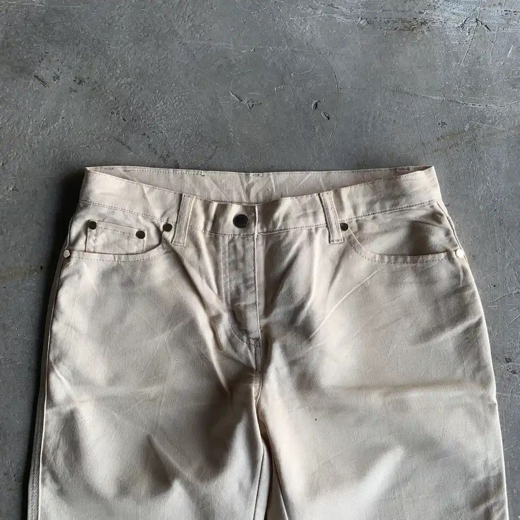 Les Copains × Vintage 💥CYBER WEEK💥 LES COPAIN Designer Flare Pants Made In Italy Size 29" - 4 Thumbnail