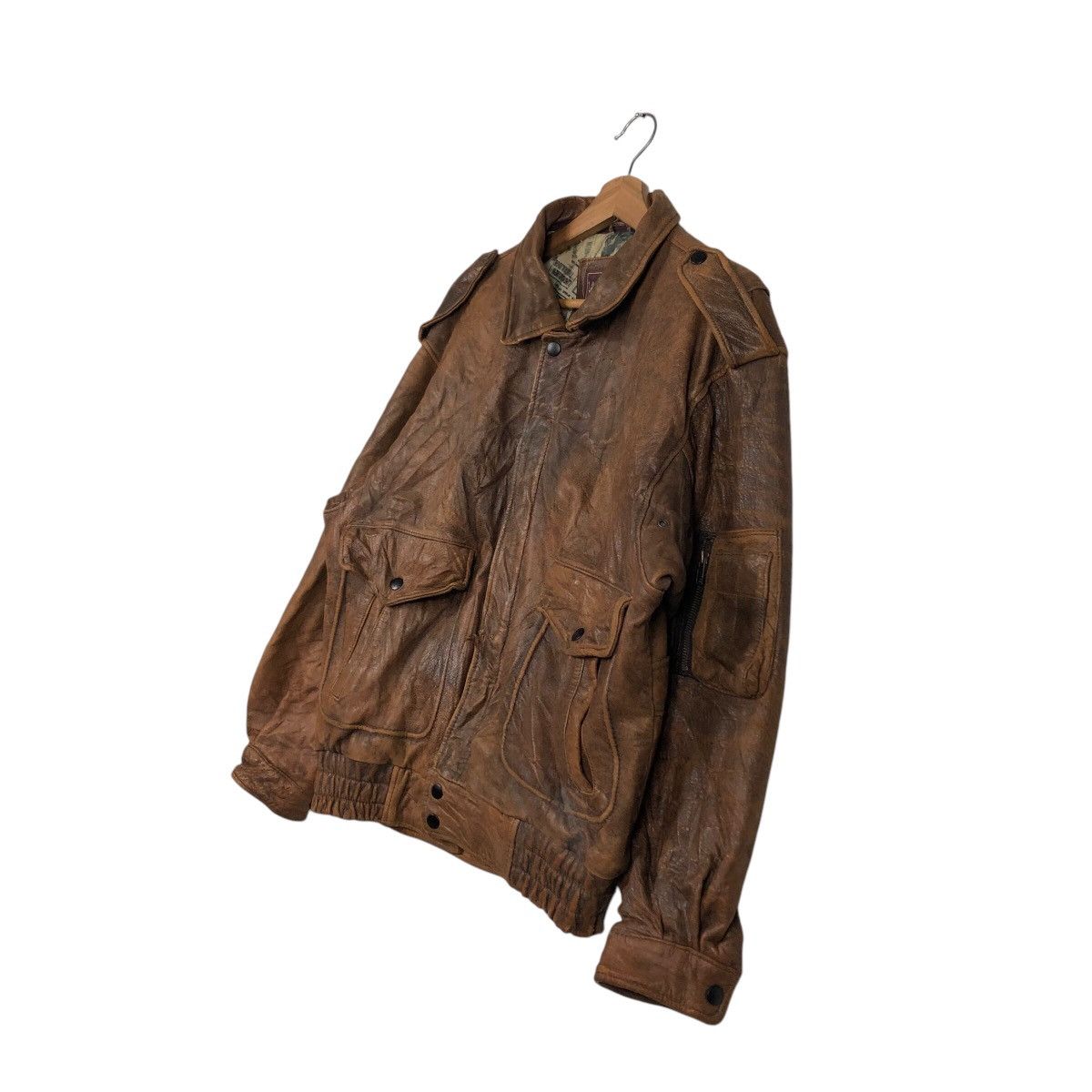 Japanese Brand 📌Vintage Genuine Leather Jacket Loldanthony Issey Miyake Size US M / EU 48-50 / 2 - 8 Thumbnail