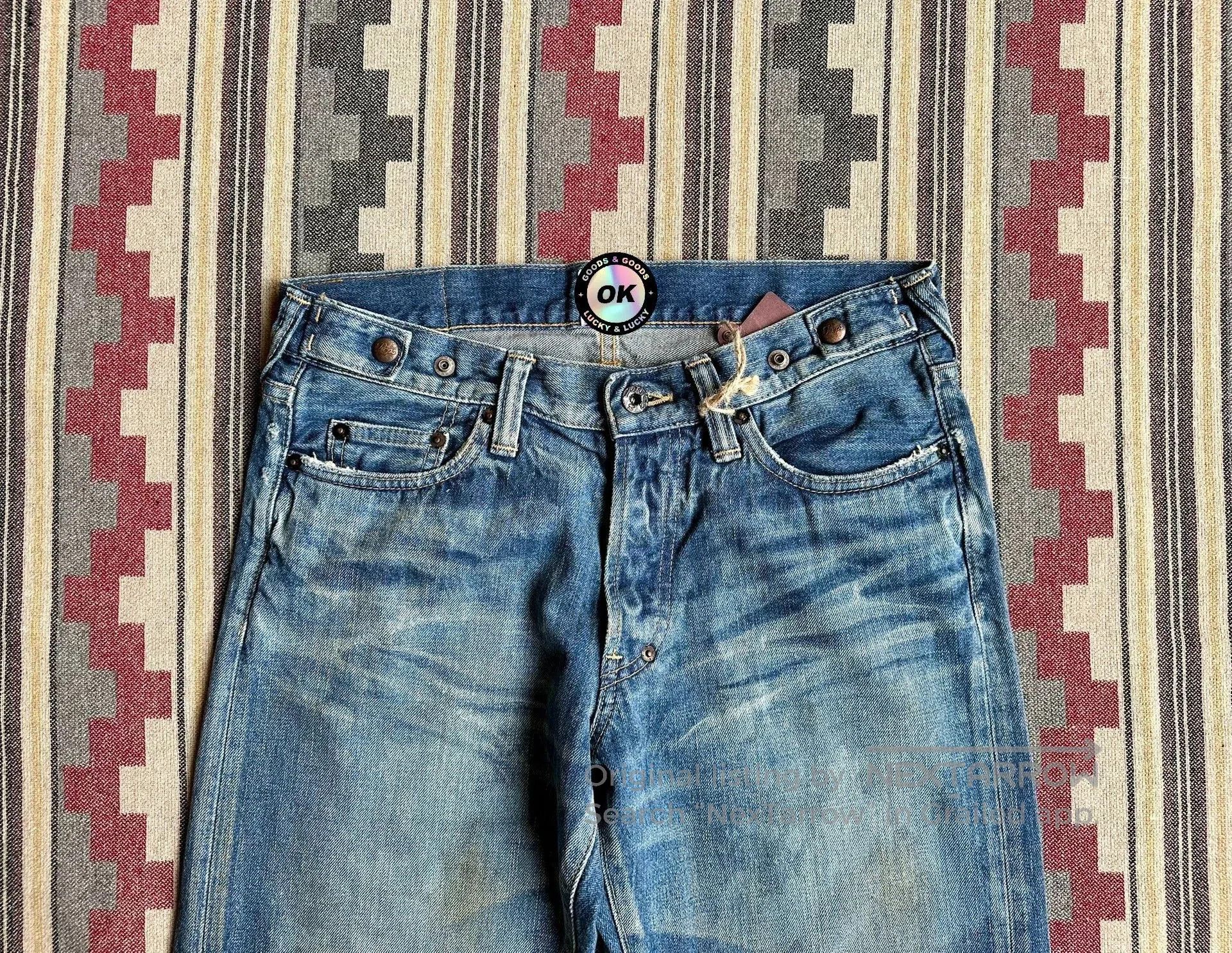 Prps Prps Heavy Washed Distressed Acid Jeans. Size US 30 / EU 46 - 3 Thumbnail