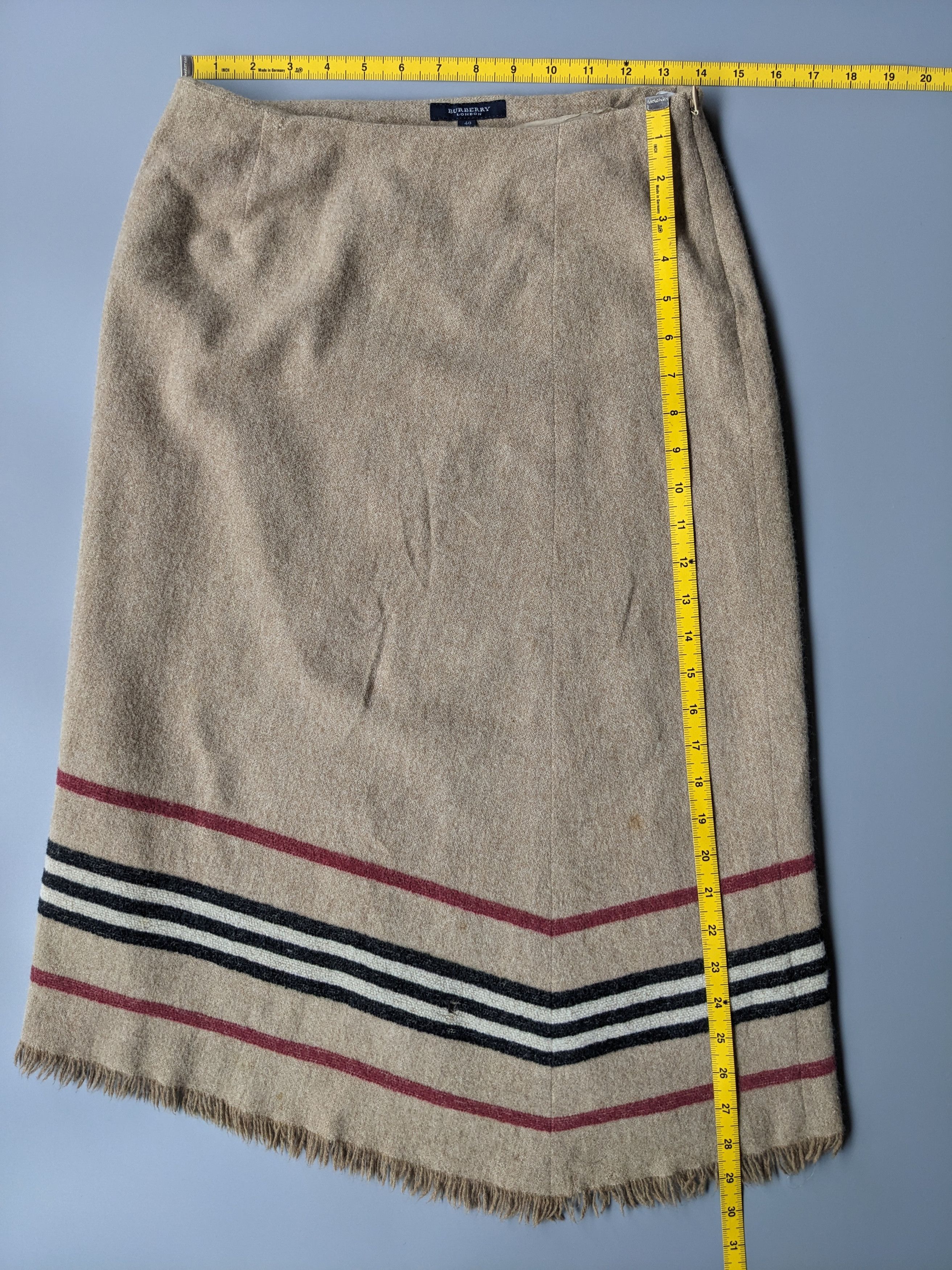 Burberry Burberry wool midi skirt Size 27" / US 4 / IT 40 - 7 Thumbnail