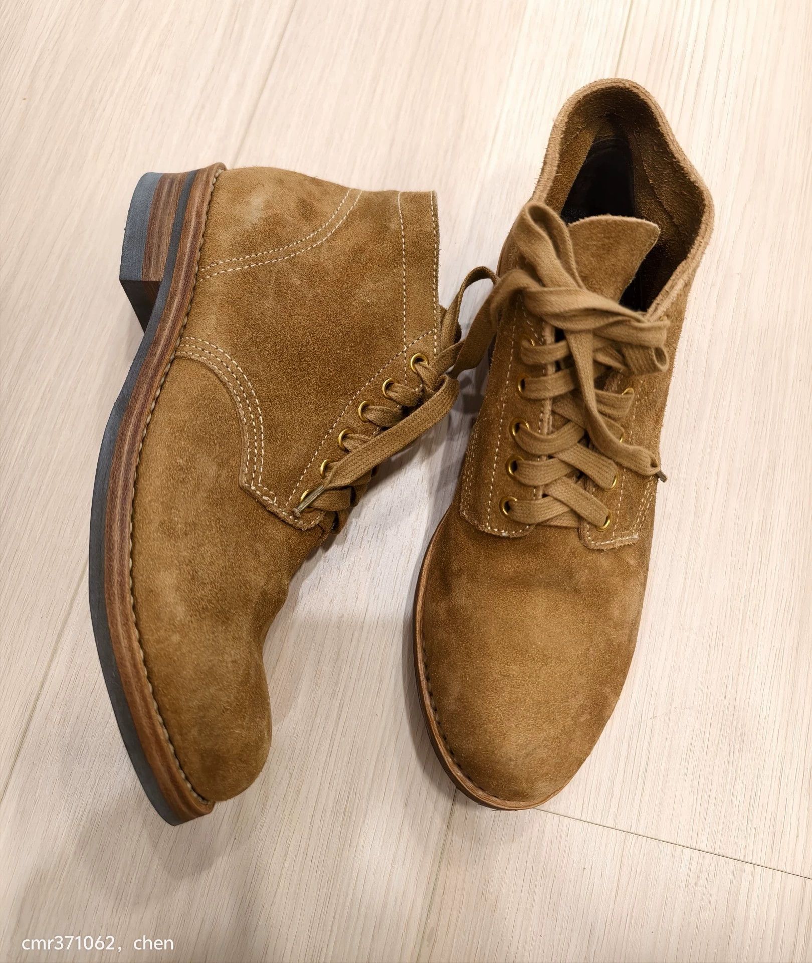 Visvim visvim 17AW Brigadier Boots Mid-Folk Veg Suede Camel 8.5 95 Size US 8.5 / EU 41-42 - 6 Thumbnail