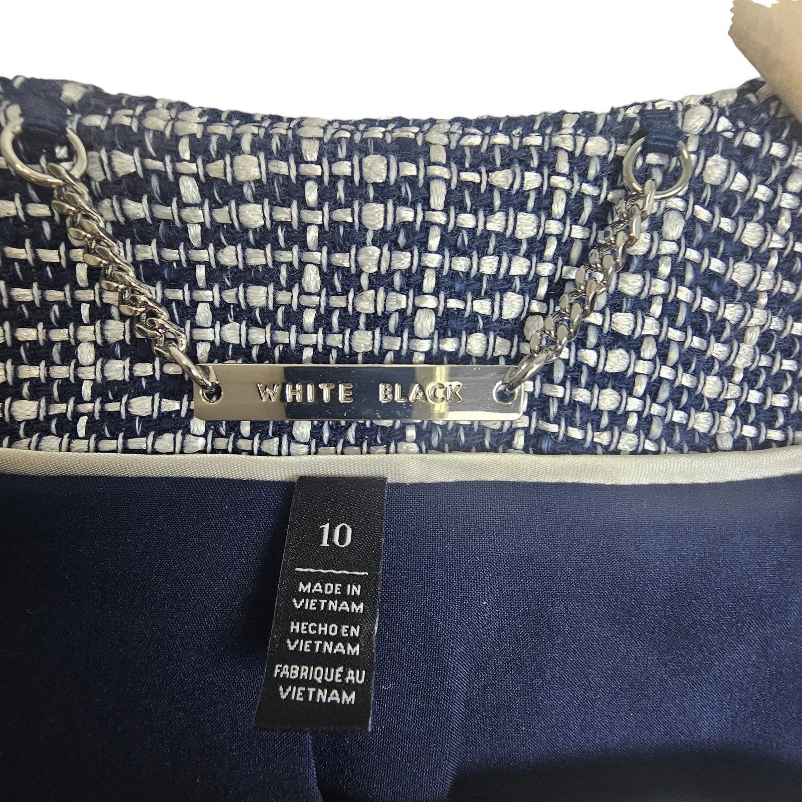 White House Black Market White House Black Market Blazer Crop Blazer Women 10 Size L / US 10 / IT 46 - 6 Thumbnail