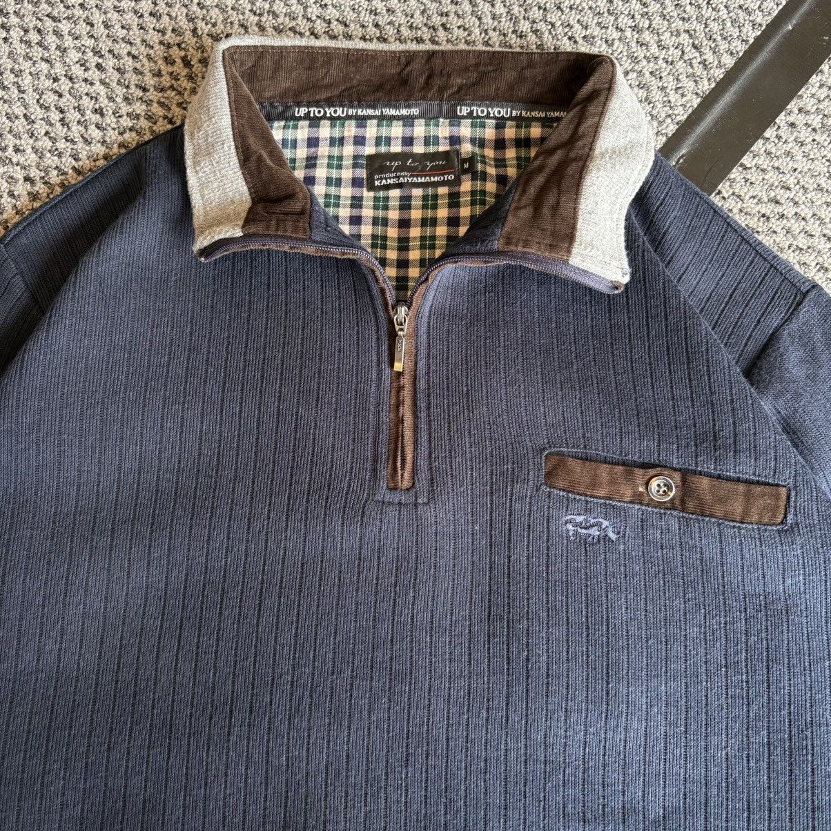 Kansai Yamamoto Kansai Yamamoto Halfzipper Sweatshirt Size US M / EU 48-50 / 2 - 2 Thumbnail