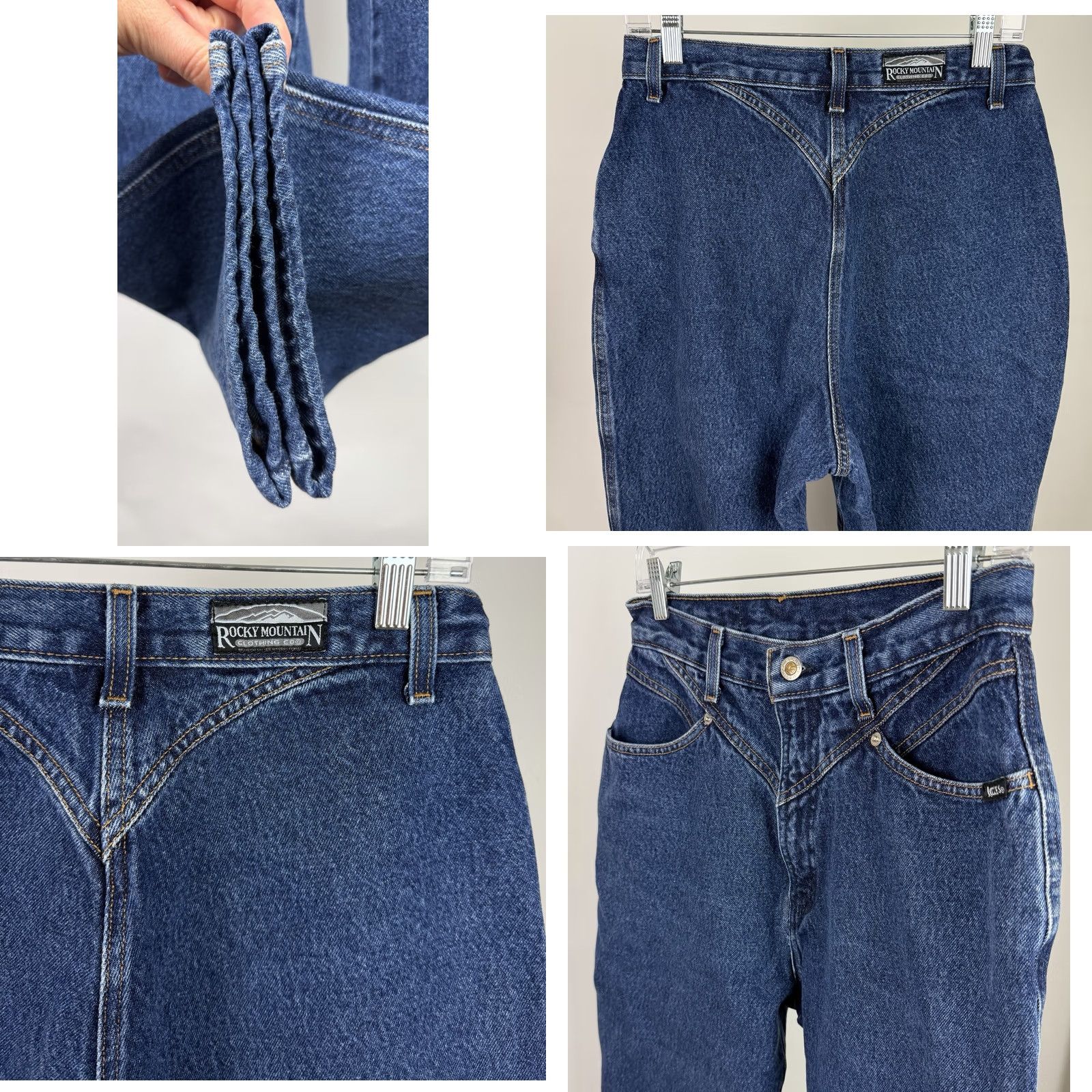Vintage VINTAGE Rockies Jeans Womens 38x30 ACTUAL Relaxed Fit Western Mom Jeans 90s Size 26" / US 2 / IT 38 - 8 Thumbnail