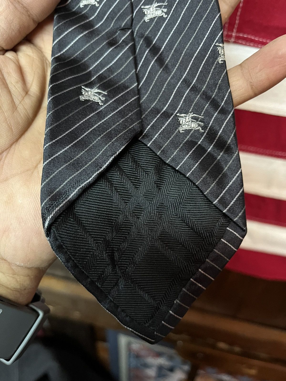 Burberry Burberry Tie Allover Logo Size ONE SIZE - 3 Thumbnail