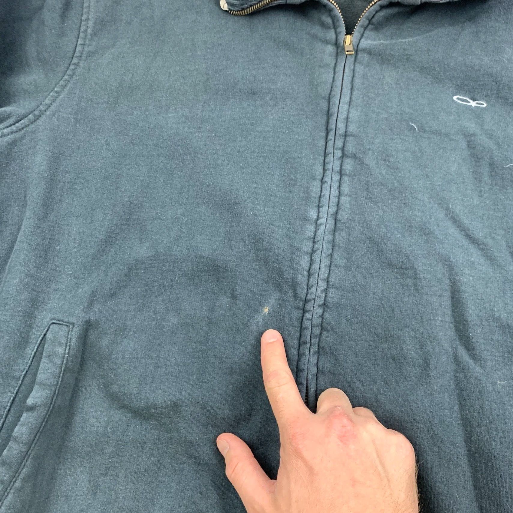 Ocean Pacific VINTAGE Ocean Pacific Sweatshirt Men XL Blue Grunge USA Full Zip Surfer Ocean Pacific Surfwear USA Mens XL Blue Grunge Full Zip Sweatshirt Size US XL / EU 56 / 4 - 3 Thumbnail