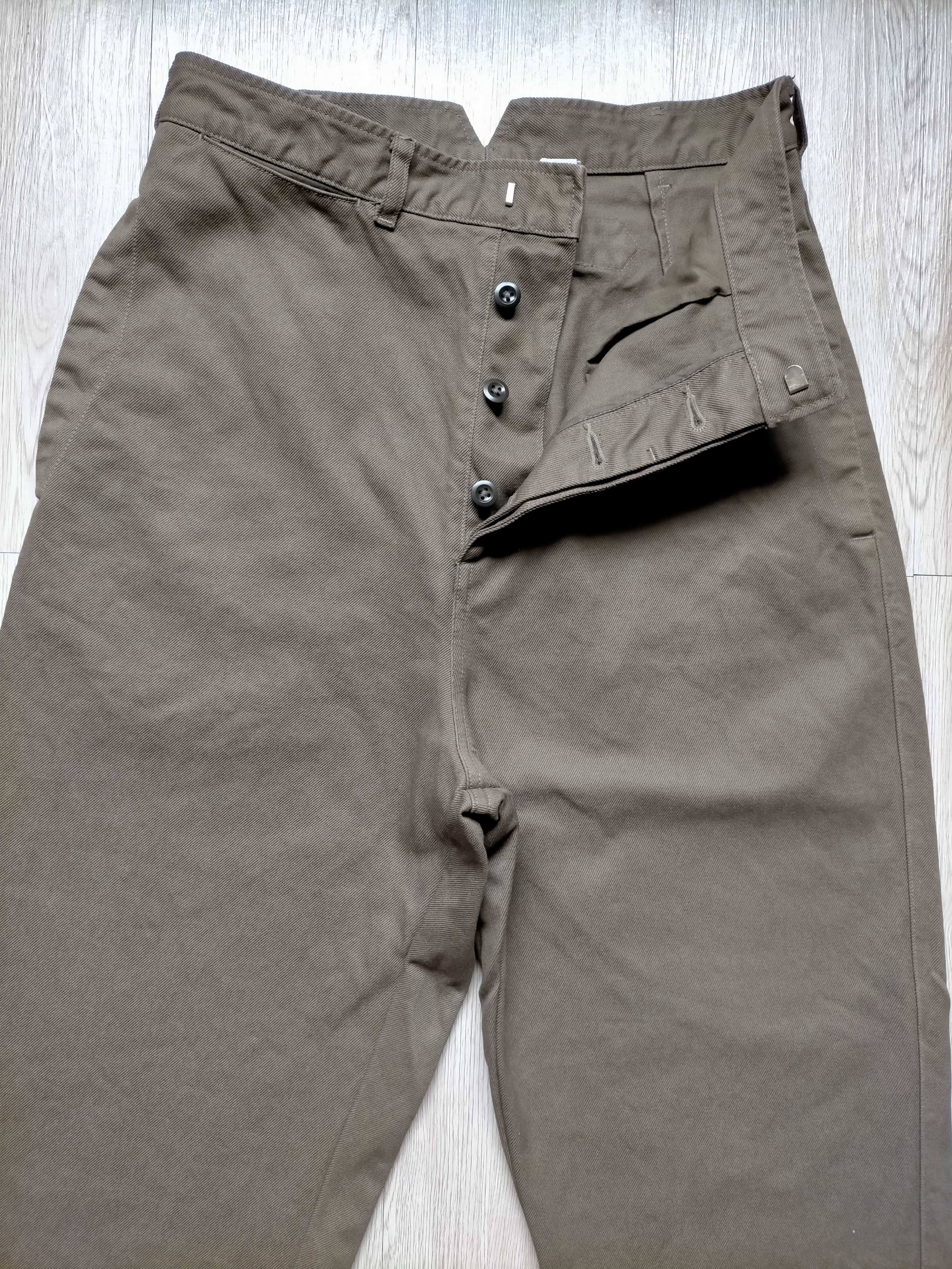 Margaret Howell Margaret Howell Japan Olive Green Trouser Army Single Pocket Size US 29 - 7 Thumbnail
