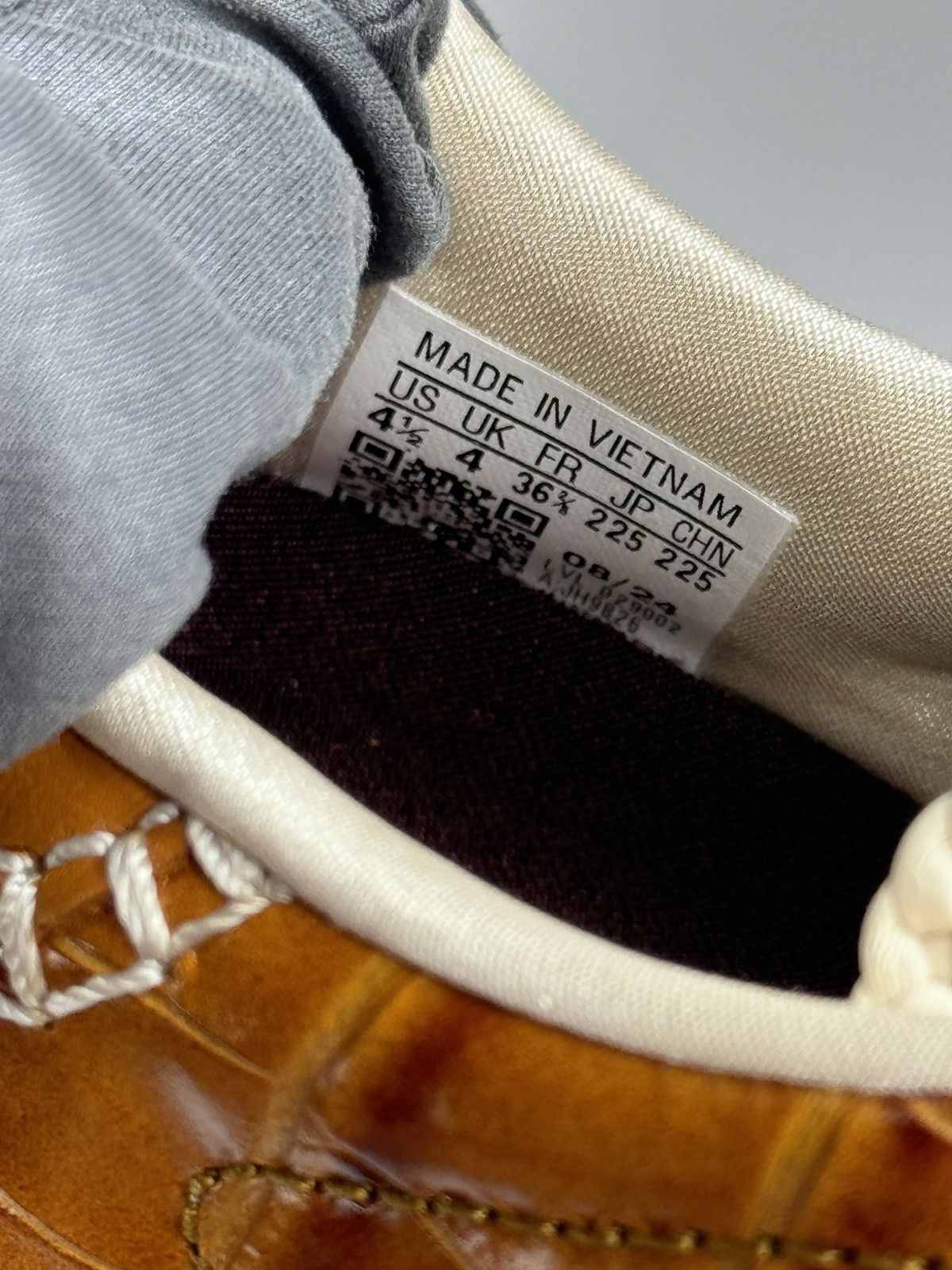 Adidas × Wales Bonner ADIDAS SAMBA BROWN CROC SNEAKERS Size US 4.5 / IT 34.5 - 10 Thumbnail