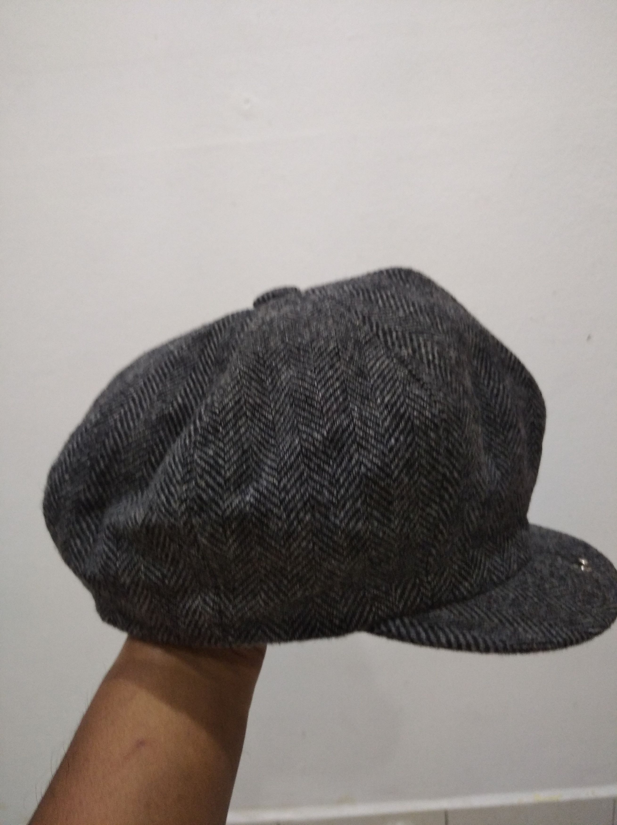 Vintage New York Hat Co Company WOOL Grey gray Camp Cap hat Size ONE SIZE - 4 Thumbnail
