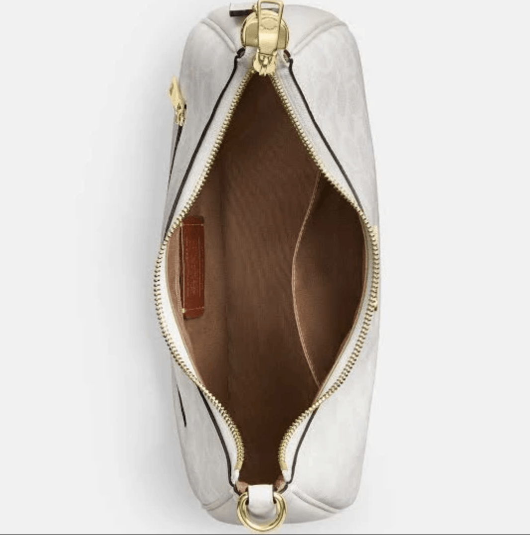 Coach Teri Hobo Bag In Signature Canvas CV940 Size ONE SIZE - 11 Thumbnail