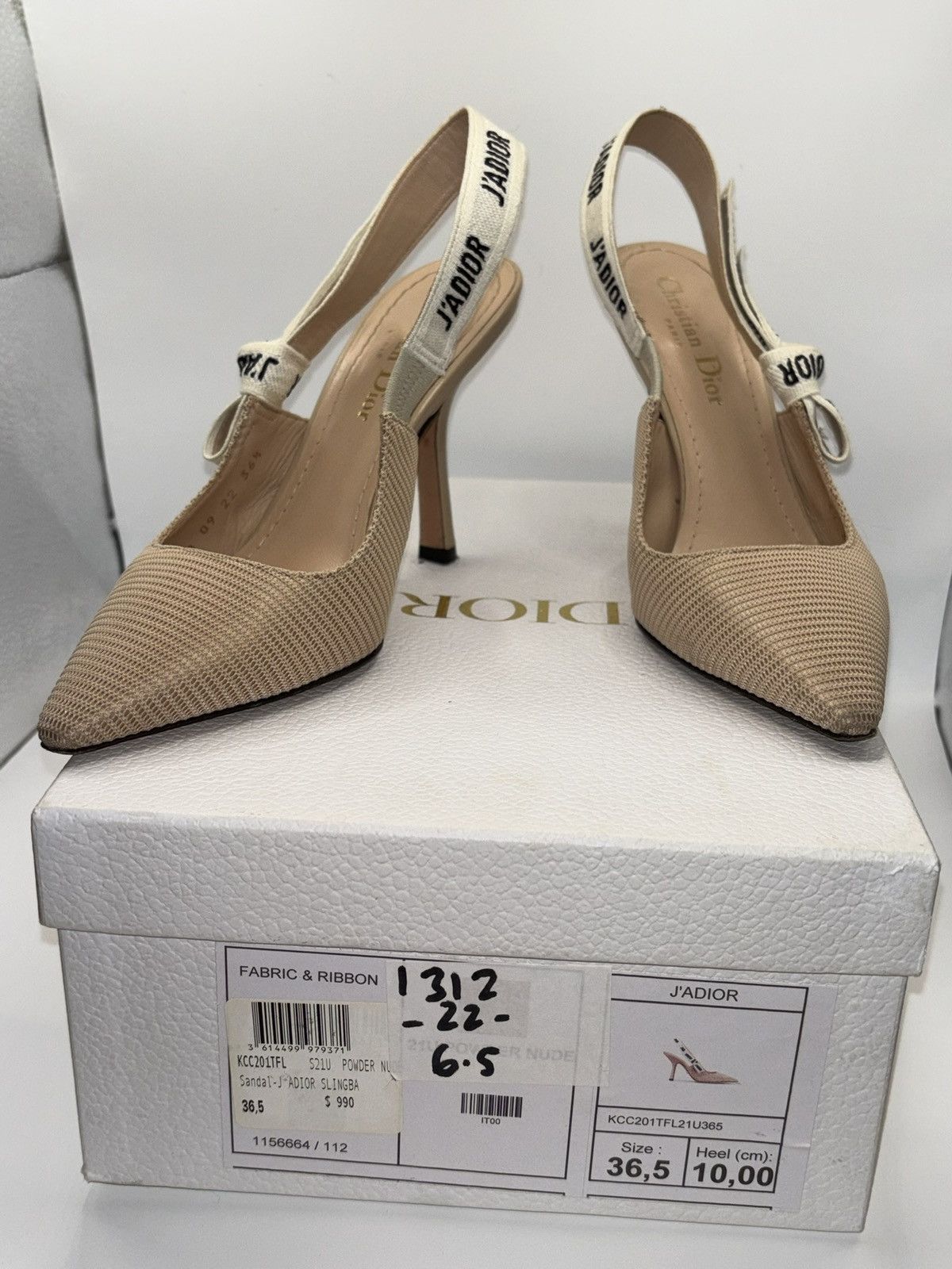 Dior Dior J’Adior slingback pumps size 36.5 Size US 6.5 / IT 36.5 - 1 Thumbnail