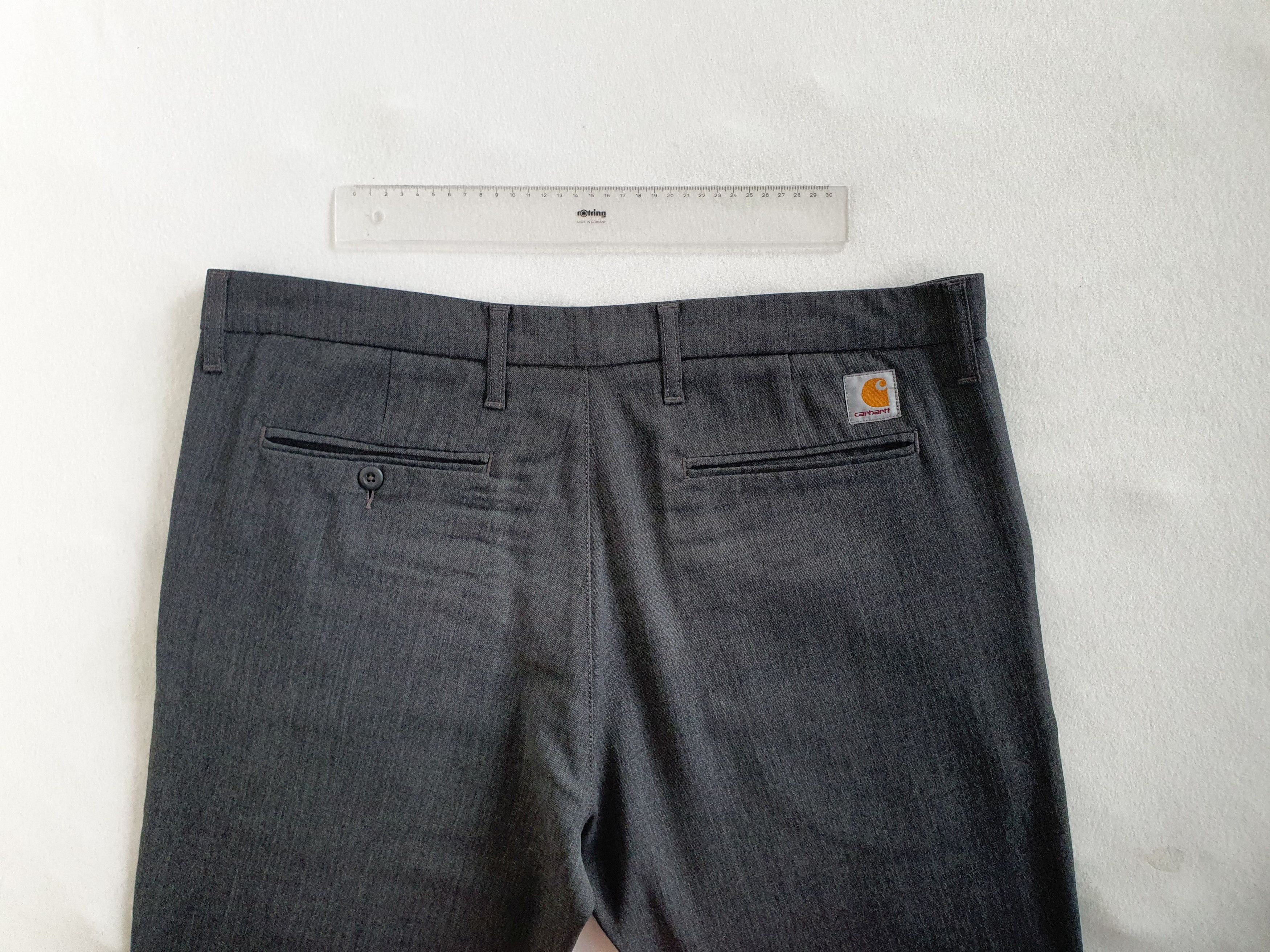 Carhartt Wip WOOL SID PANT - Trousers Pants Chinos - Gray - W36 L34 Size US 36 / EU 52 - 9 Thumbnail