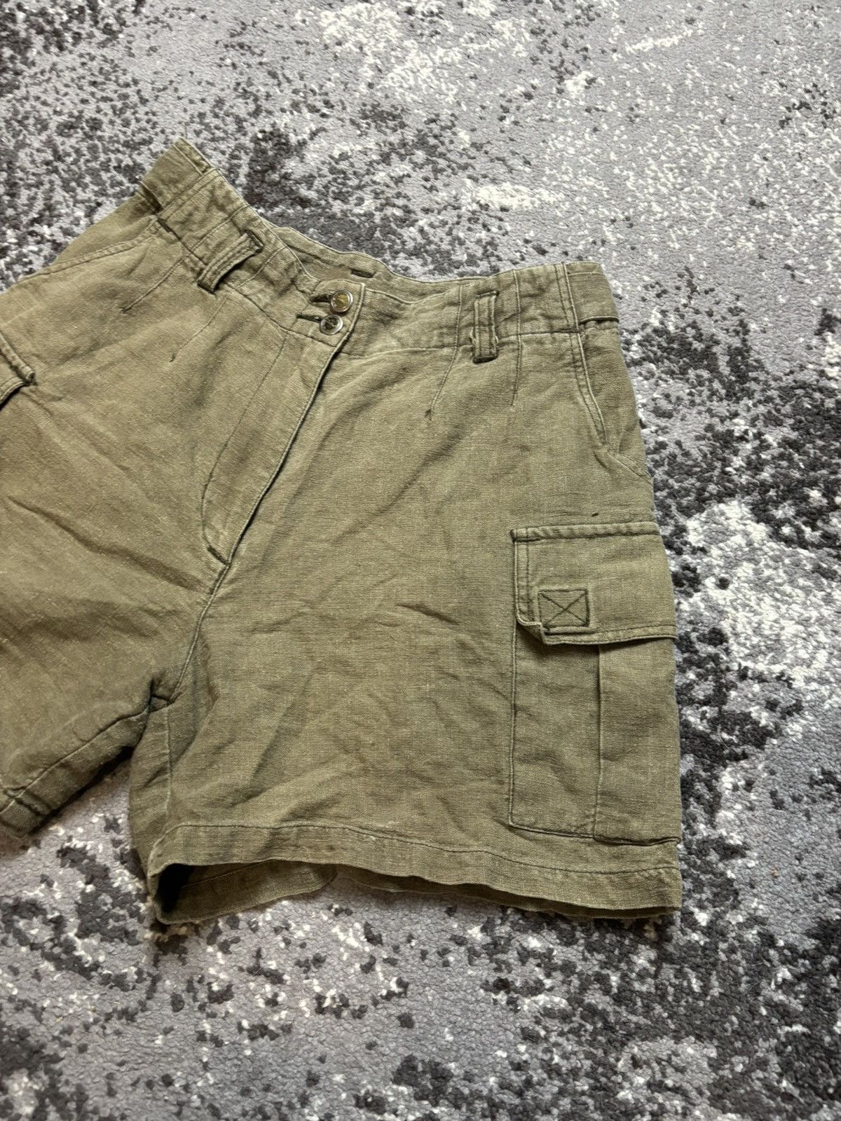 Vintage Vintage outdoor cargo olive Department shorts Size 26" / US 2 / IT 38 - 2 Thumbnail