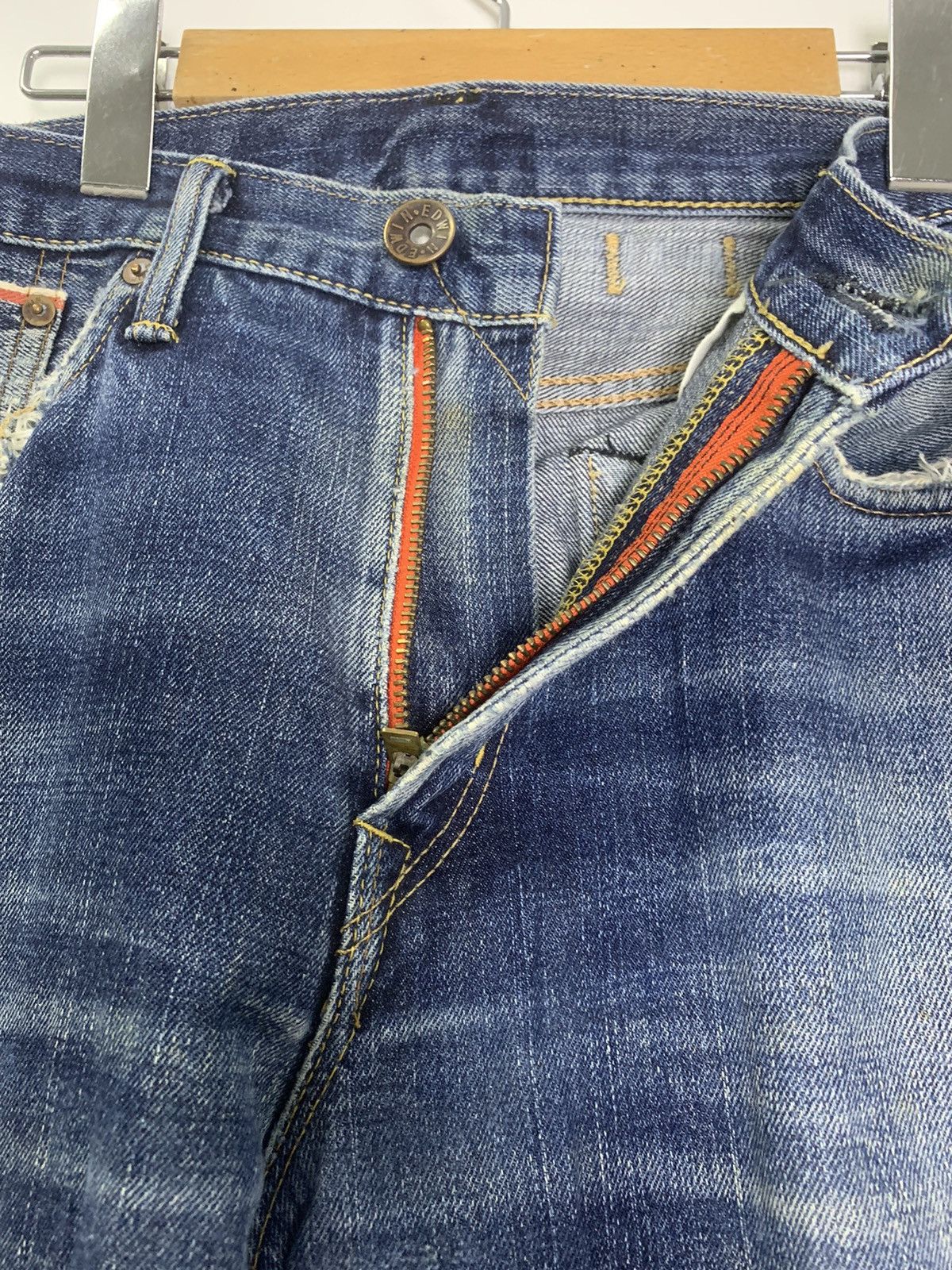 Edwin × Vintage Vintage Edwin distress jeans Size US 32 / EU 48 - 7 Thumbnail
