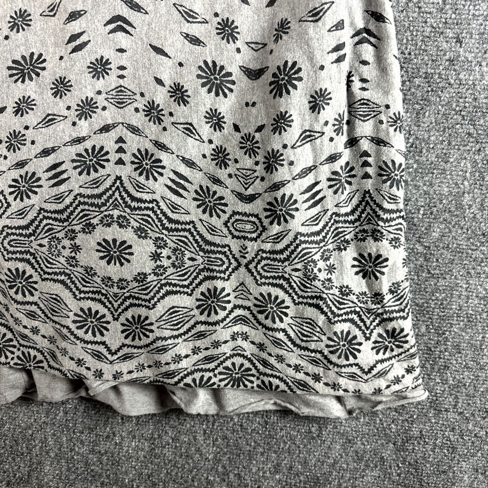 Athleta Athleta Dress Womens Small Gray Bohemian Halter Stretch Knit Tie Waist Lined Size S / US 4 / IT 40 - 2 Thumbnail