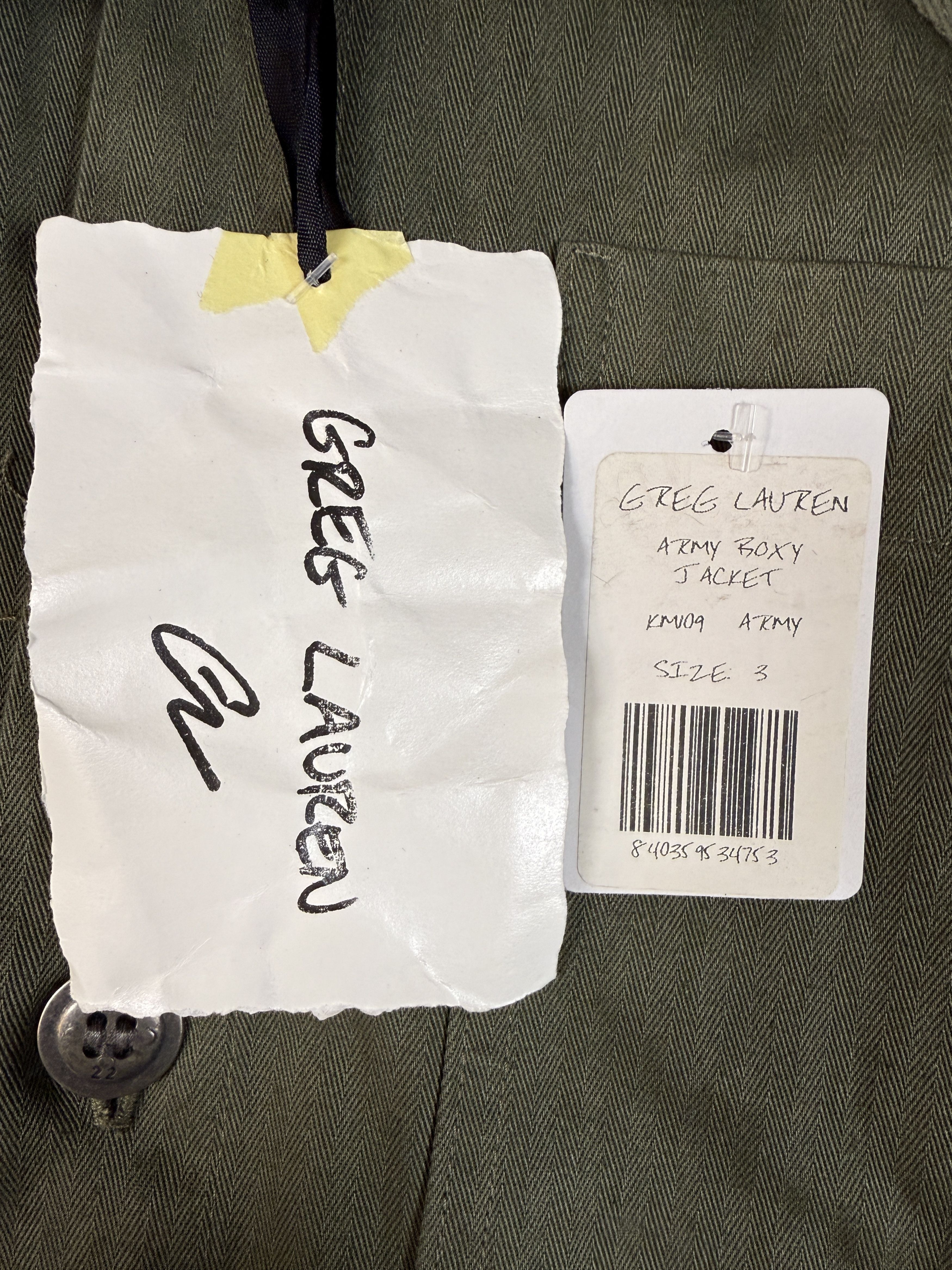 Greg Lauren $995 Greg Lauren Army Boxy Jacket Size US L / EU 52-54 / 3 - 9 Thumbnail