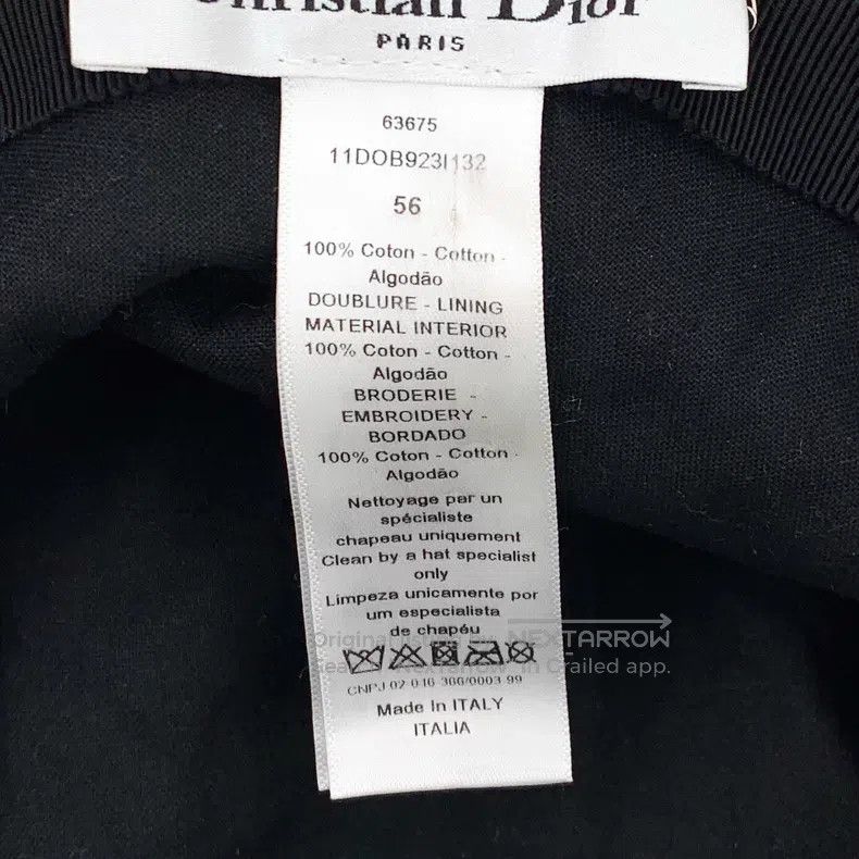 Dior Dior Size 56 Gray logo jacquad printed cotton casual fisher Size ONE SIZE - 9 Thumbnail