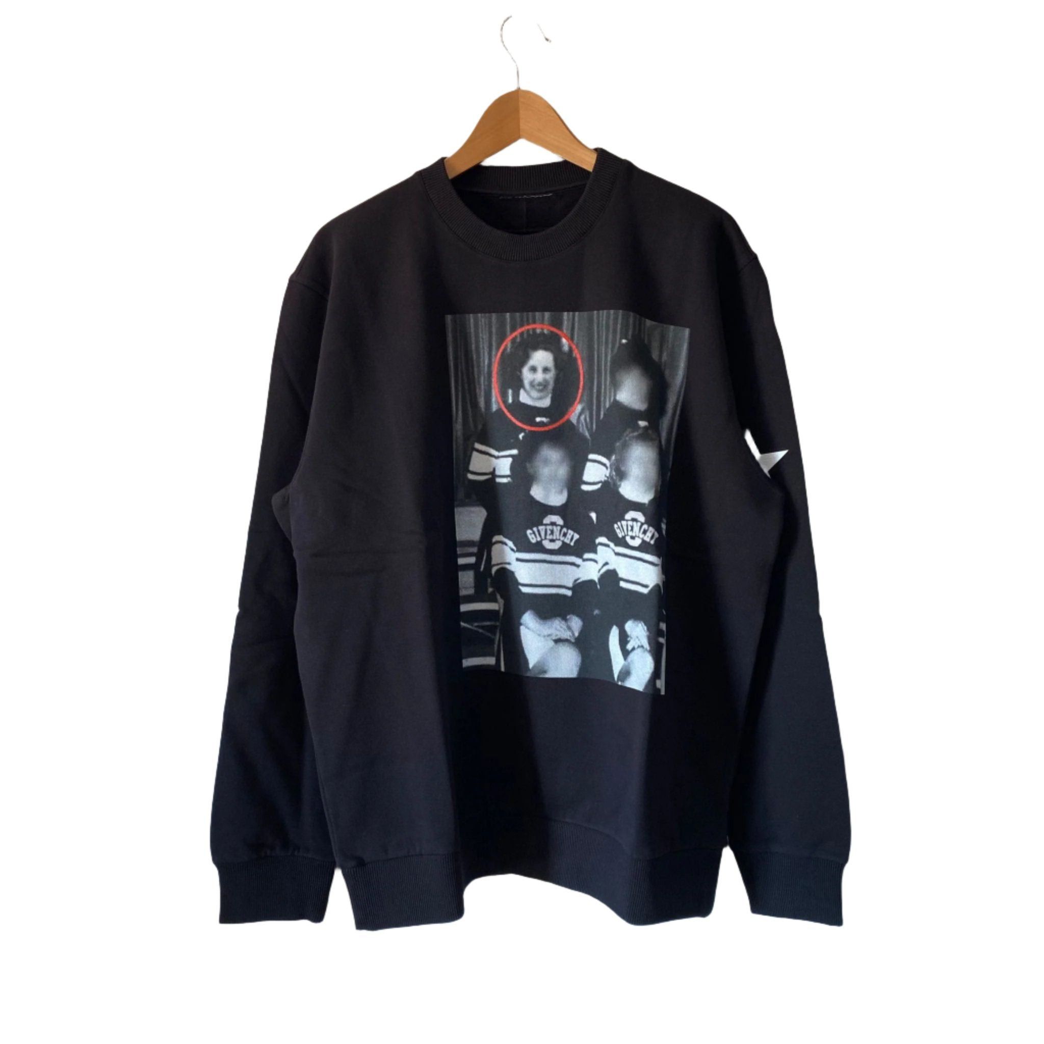 Givenchy Black Cheerleader Print Oversized Sweatshirt Grailed