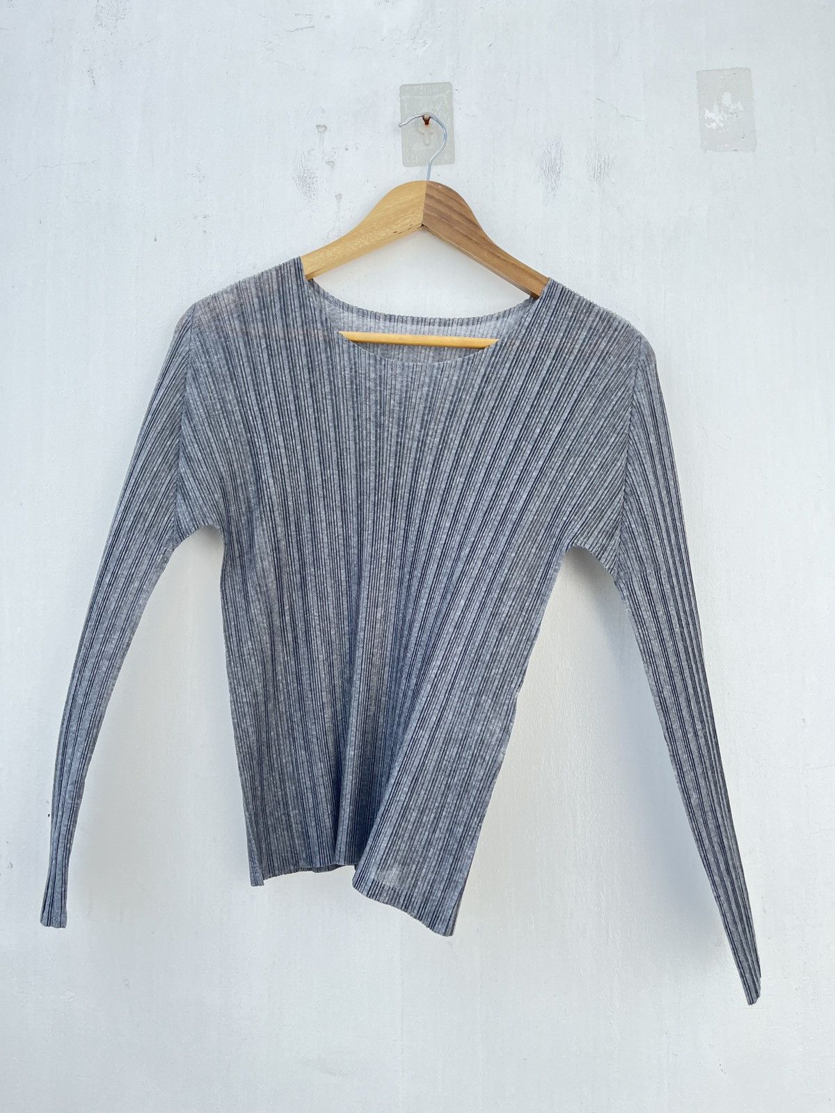 Issey Miyake Pleats Please Rib Pleats Basics Top | Grailed