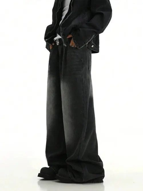 Japanese Brand Skater Washed Retro Baggy Y2k Denim Jeans Size US 36 / EU 52 - 4 Thumbnail